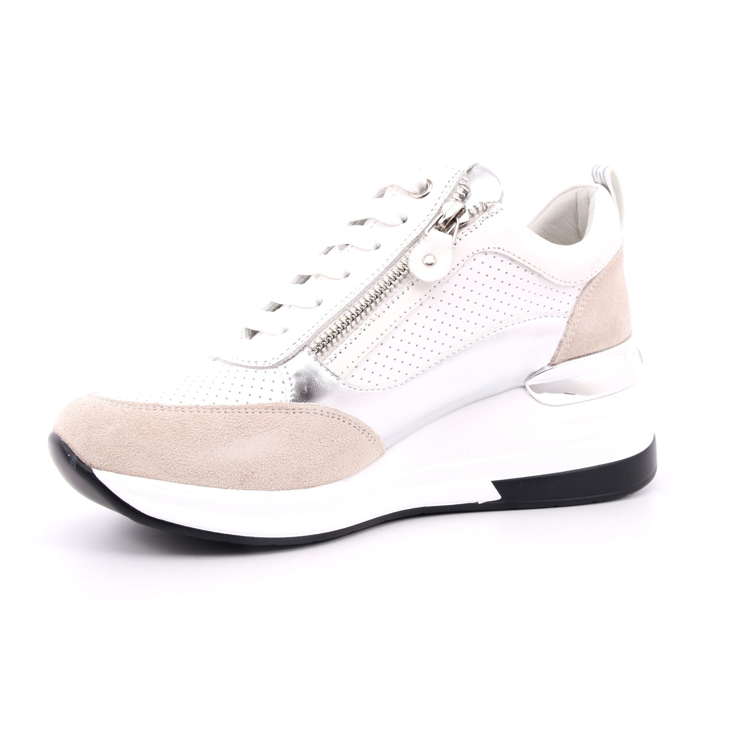 Scarpa Allacciata Keys Donna Bianco Scarpa Allacciata Keys Donna Bianco Scarpe 85 - K-6022C