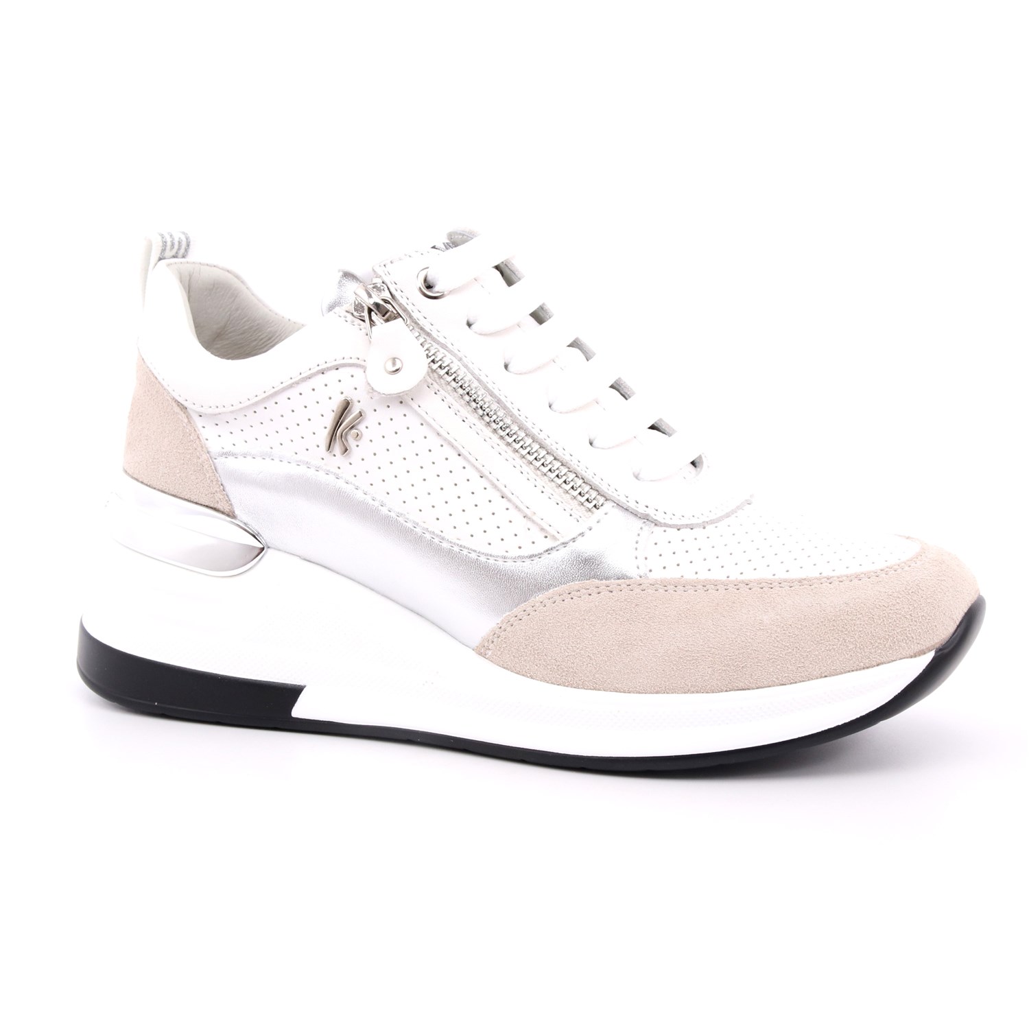 Scarpa Allacciata Keys Donna Bianco Scarpa Allacciata Keys Donna Bianco Scarpe 85 - K-6022C