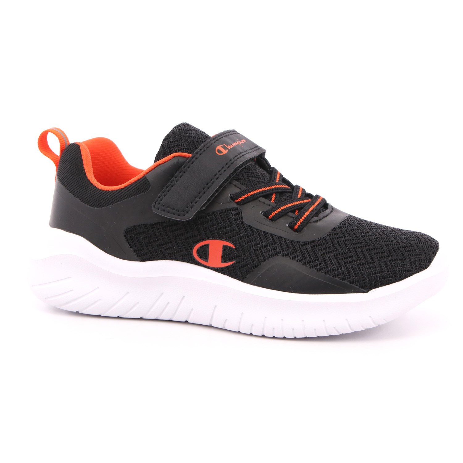 Scarpa Strappi + Elastico Champion Bambino Nero Scarpa Strappi + Elastico Champion Bambino Nero Scarpe 792 - S32210