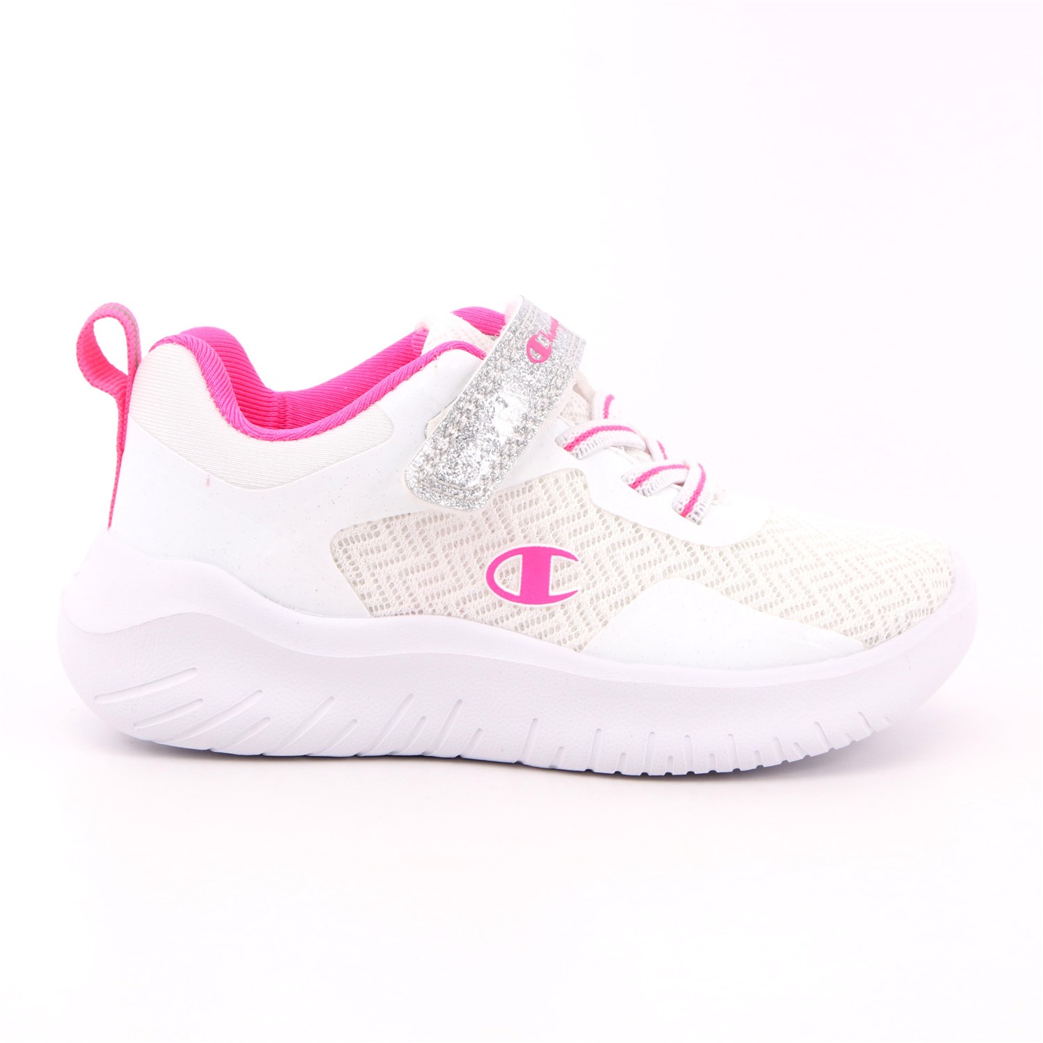 Scarpa Strappi + Elastico Champion Bambina Bianco Scarpa Strappi + Elastico Champion Bambina Bianco Scarpe 796 - S32221