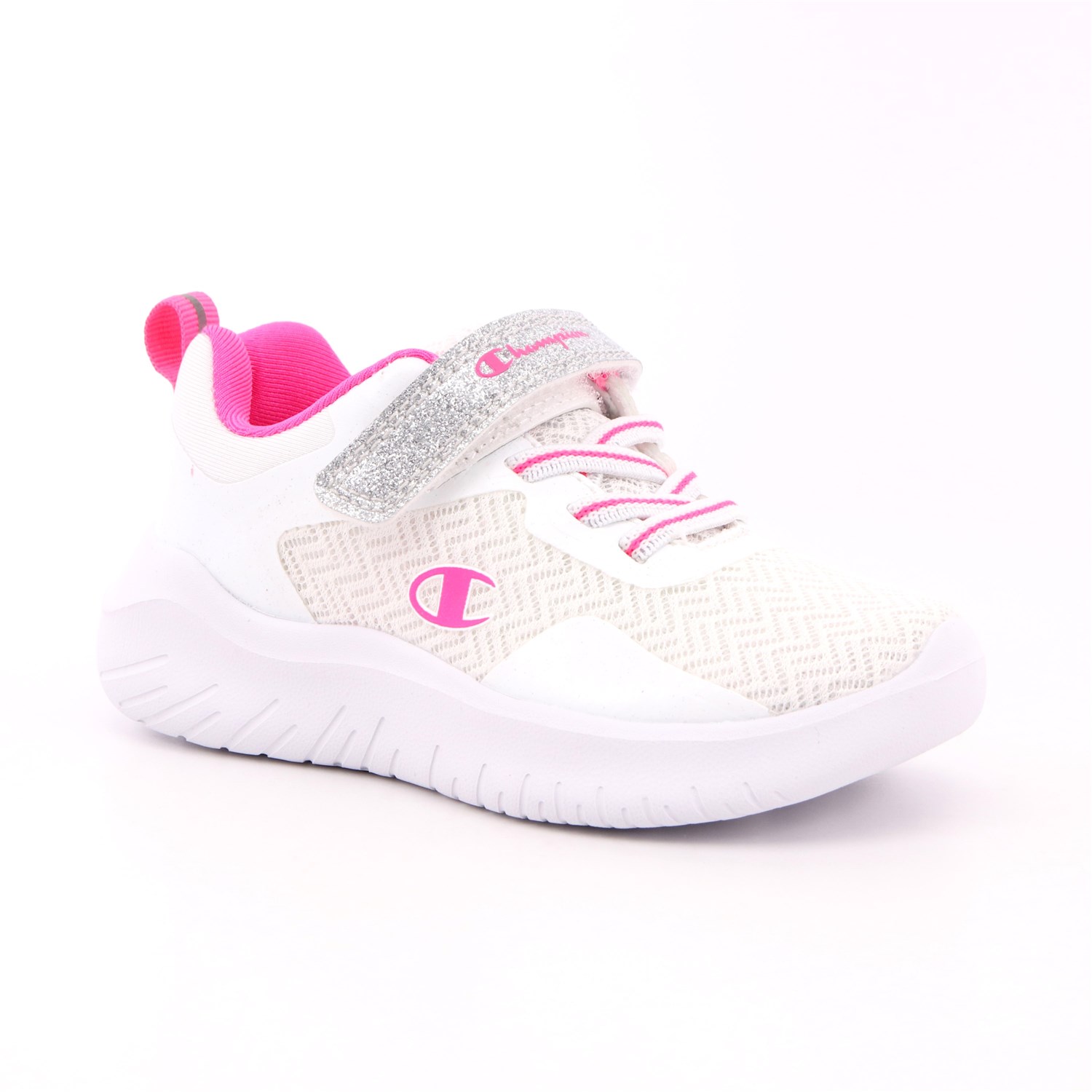 Scarpa Strappi + Elastico Champion Bambina Bianco Scarpa Strappi + Elastico Champion Bambina Bianco Scarpe 796 - S32221