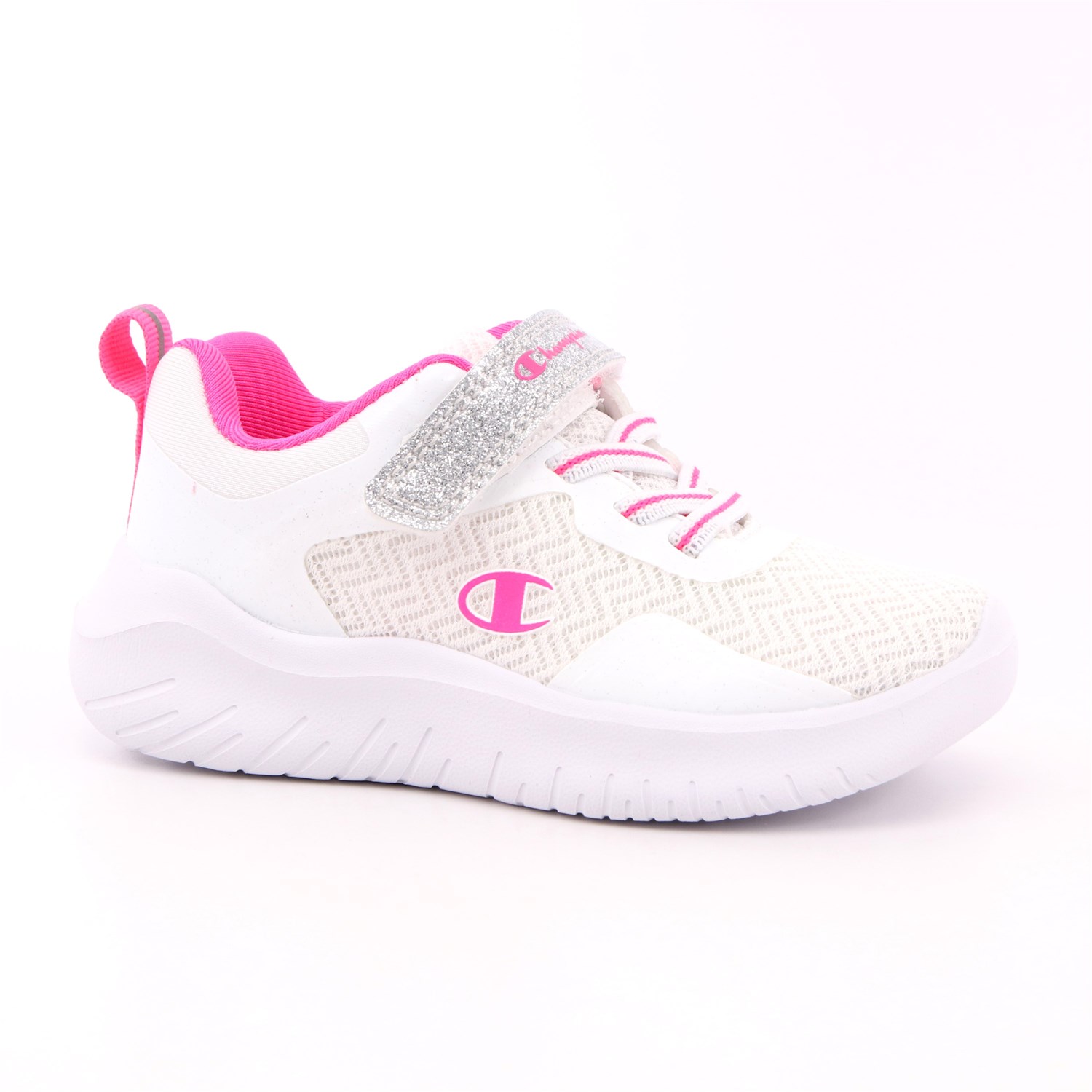 Scarpa Strappi + Elastico Champion Bambina Bianco Scarpa Strappi + Elastico Champion Bambina Bianco Scarpe 796 - S32221