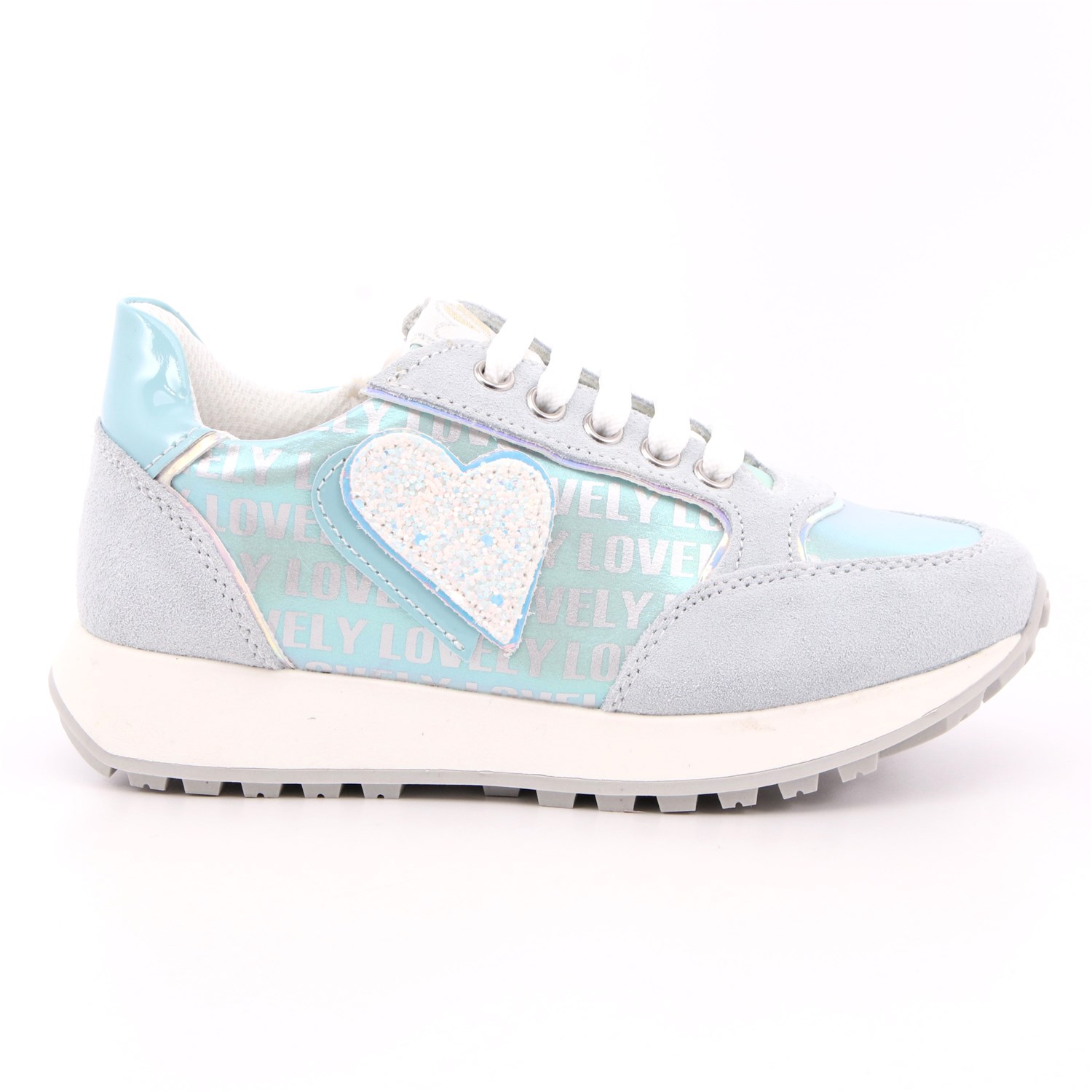 Scarpa Allacciata Asso Bambina Celeste Scarpa Allacciata Asso Bambina Celeste Scarpe 459 - AG13160B