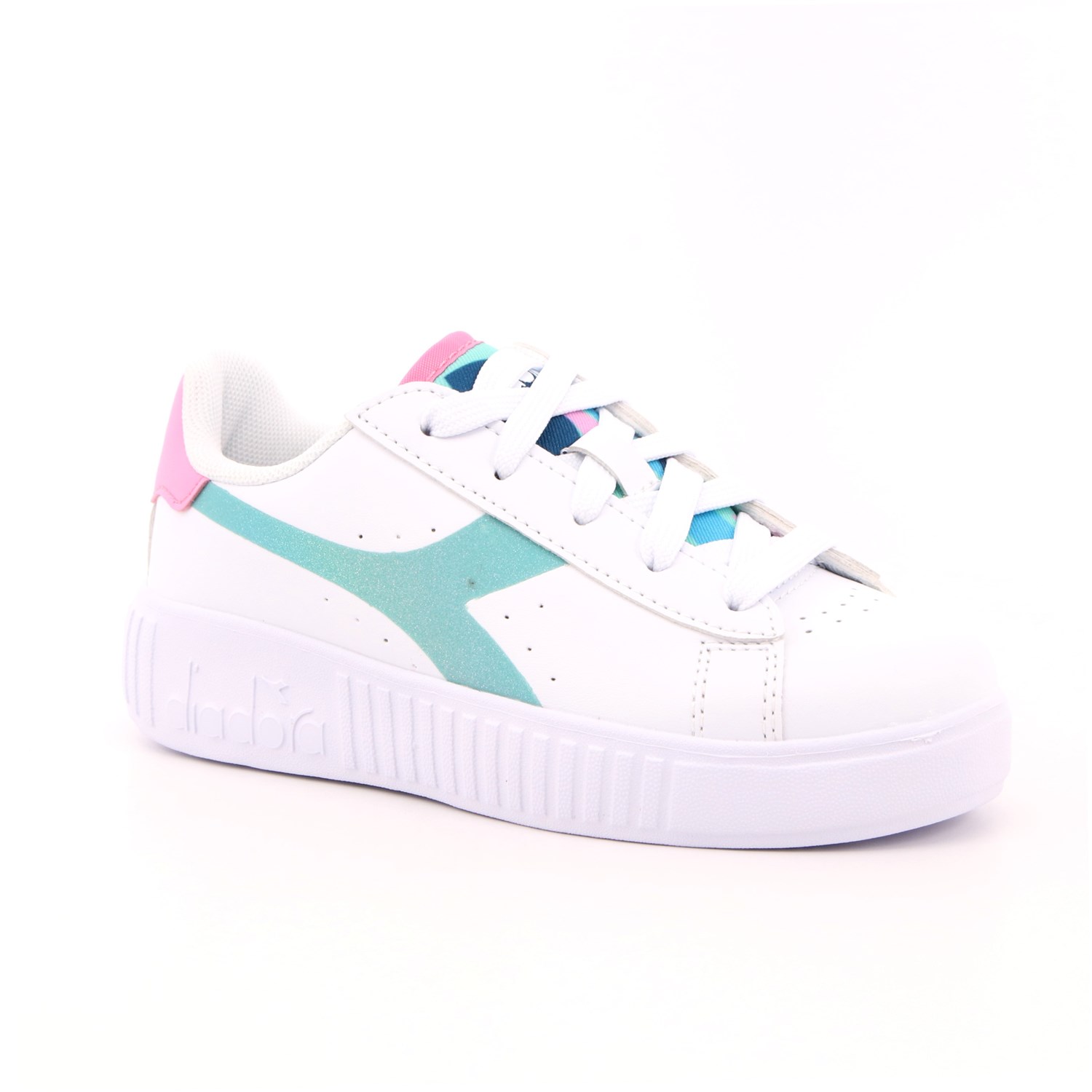 Scarpa Allacciata Diadora Bambina Bianco Scarpa Allacciata Diadora Bambina Bianco Scarpe 338 - 101.178347