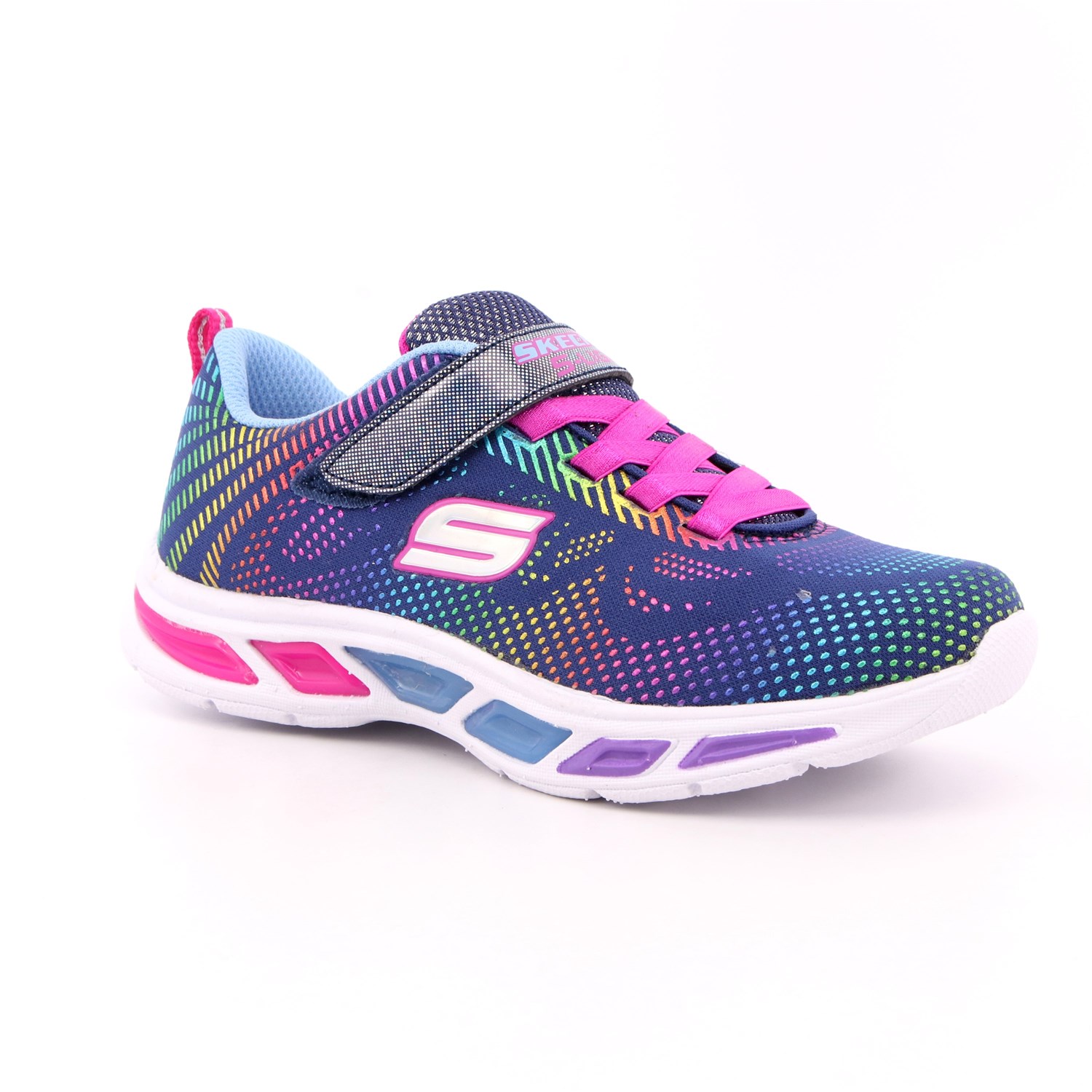 Scarpa Strappi + Elastico Skechers Bambina Blu Scarpa Strappi + Elastico Skechers Bambina Blu Scarpe 178 - 10959L