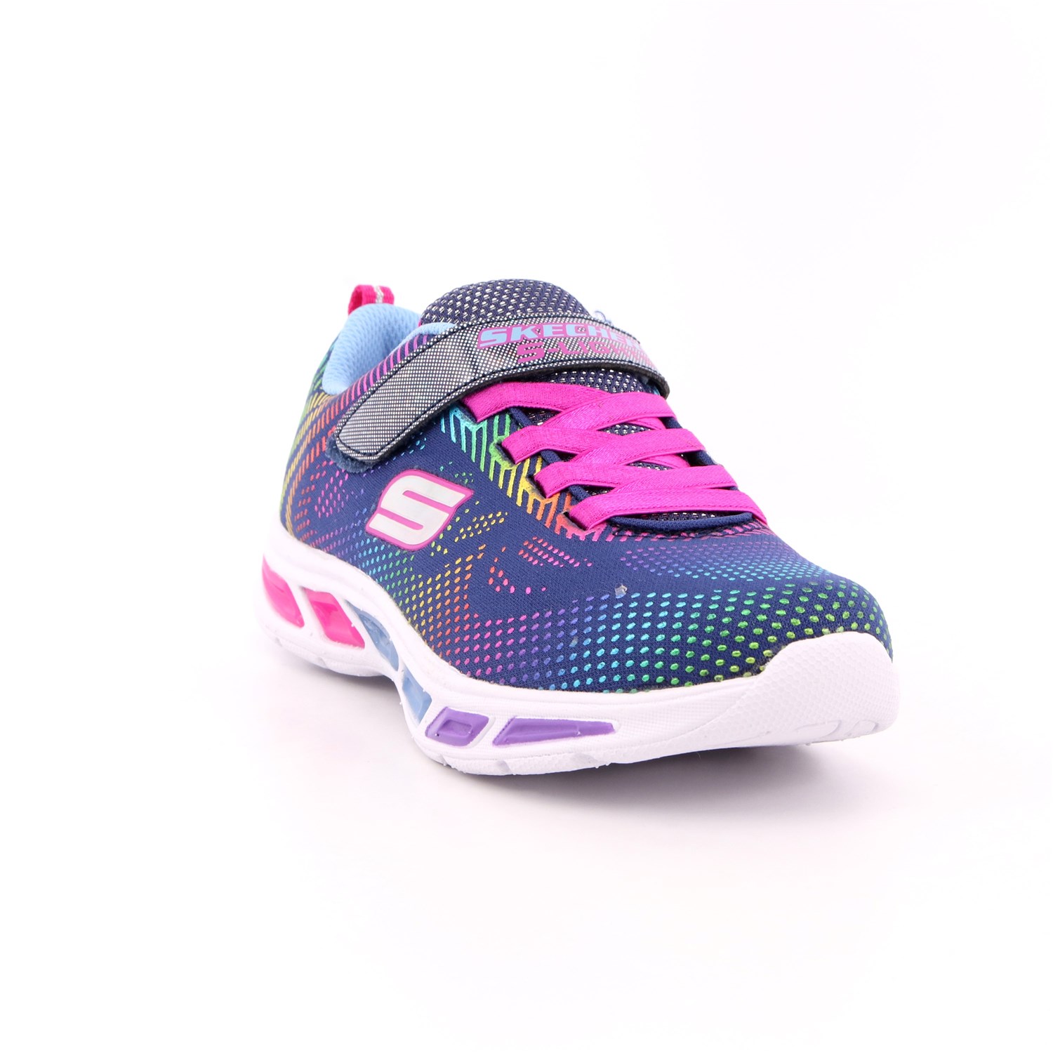 Scarpa Strappi + Elastico Skechers Bambina Blu Scarpa Strappi + Elastico Skechers Bambina Blu Scarpe 178 - 10959L