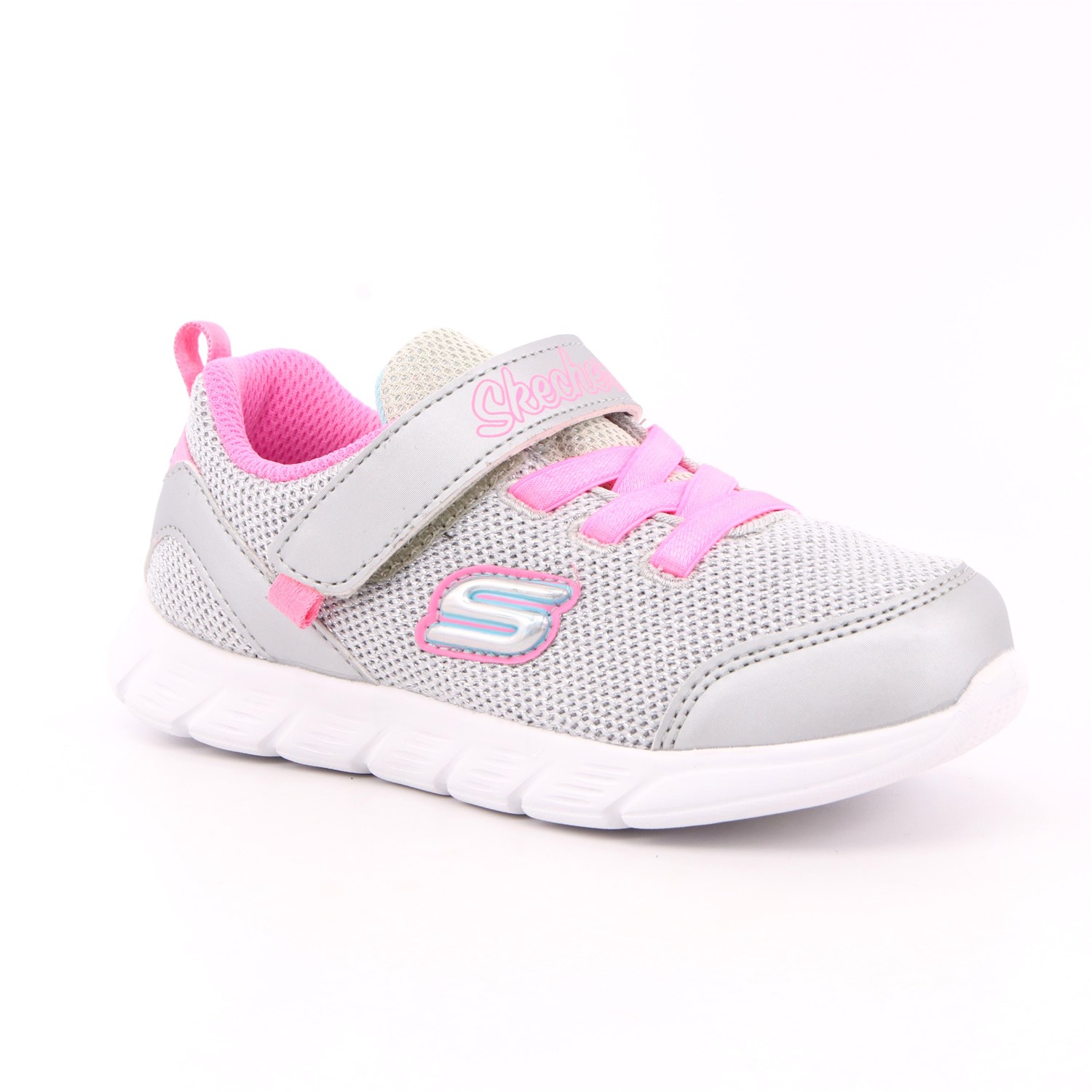 Scarpa Strappi + Elastico Skechers Bambina Argento Scarpa Strappi + Elastico Skechers Bambina Argento Scarpe 179 - 302107N