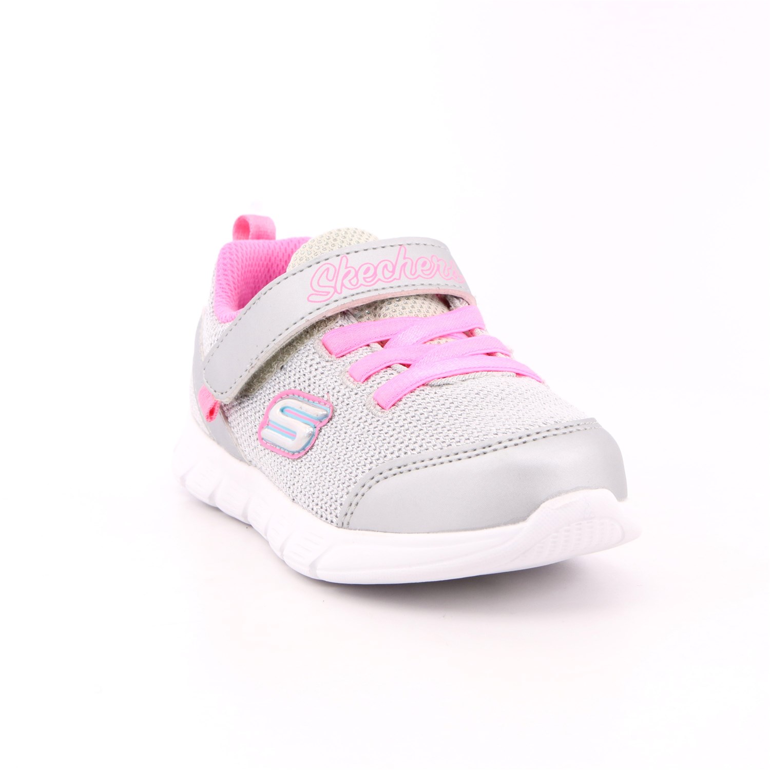 Scarpa Strappi + Elastico Skechers Bambina Argento Scarpa Strappi + Elastico Skechers Bambina Argento Scarpe 179 - 302107N