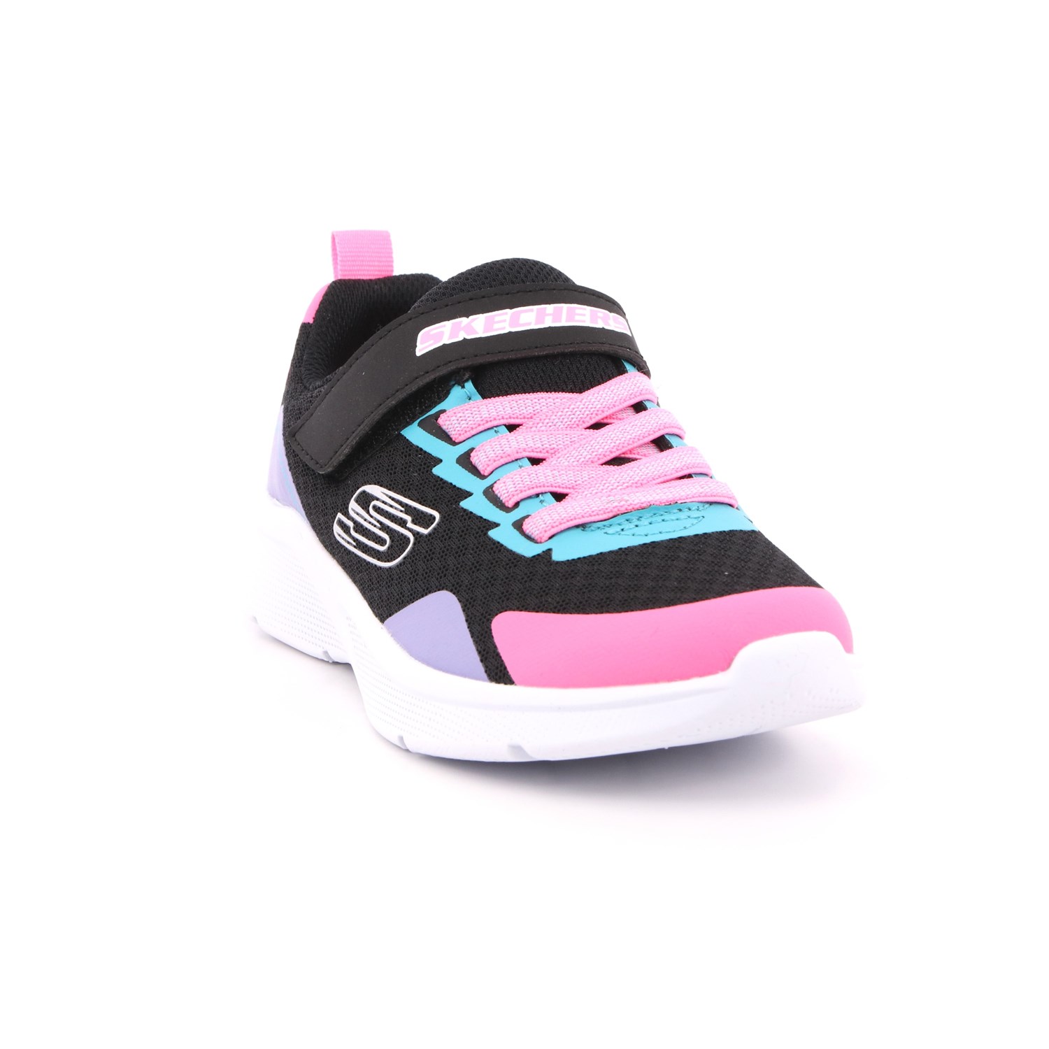 Scarpa Strappi + Elastico Skechers Bambina Nero Scarpa Strappi + Elastico Skechers Bambina Nero Scarpe 180 - 302348L