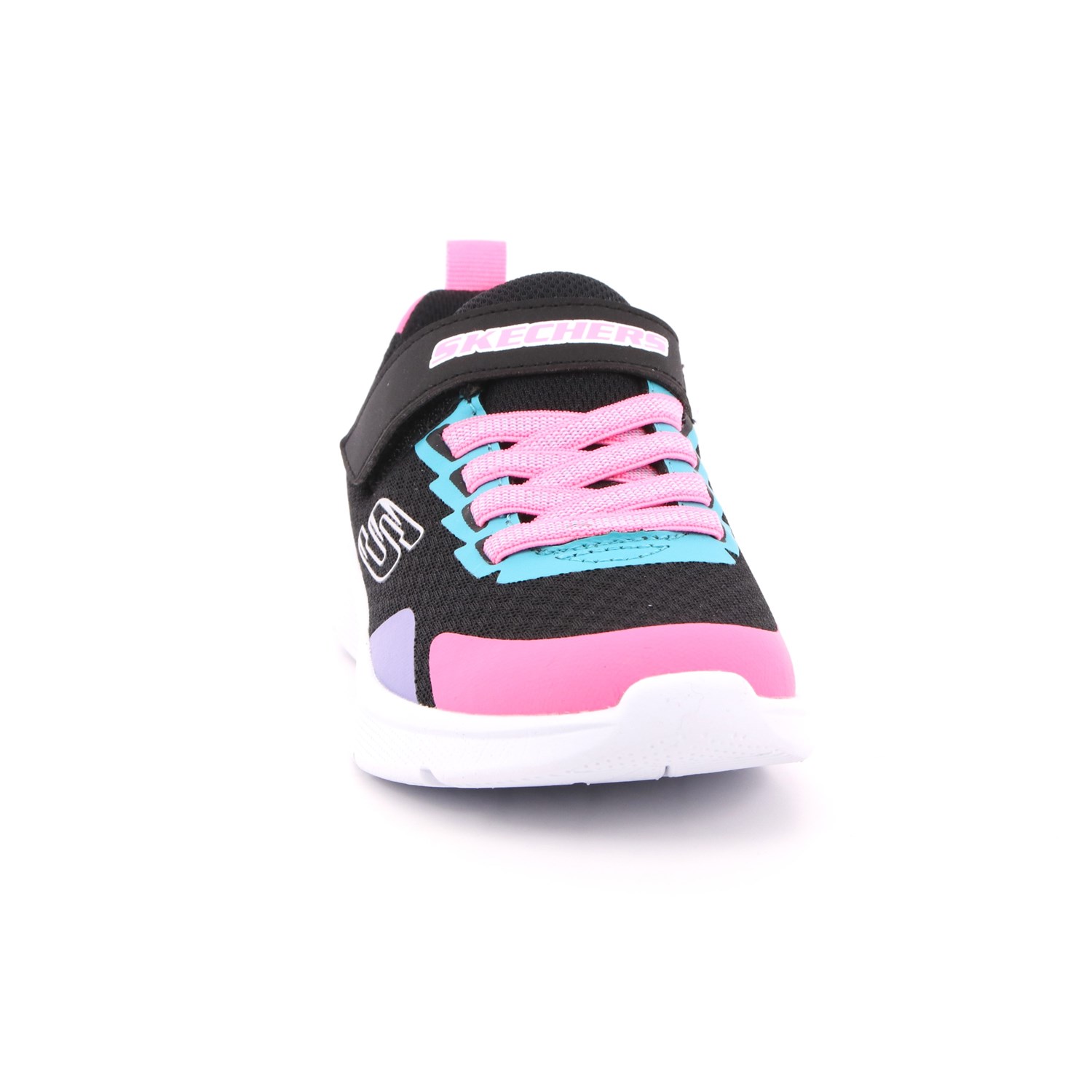Scarpa Strappi + Elastico Skechers Bambina Nero Scarpa Strappi + Elastico Skechers Bambina Nero Scarpe 180 - 302348L
