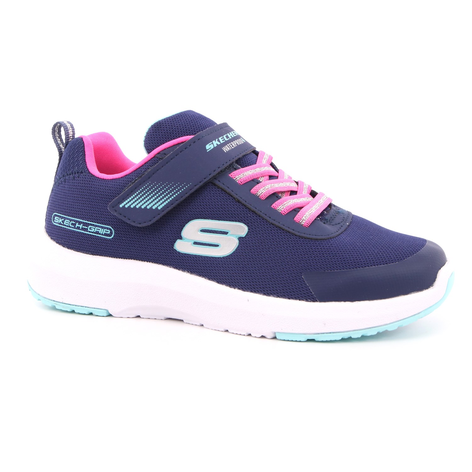 Scarpa Strappi + Elastico Skechers Bambina Blu Scarpa Strappi + Elastico Skechers Bambina Blu Scarpe 182 - 302425L