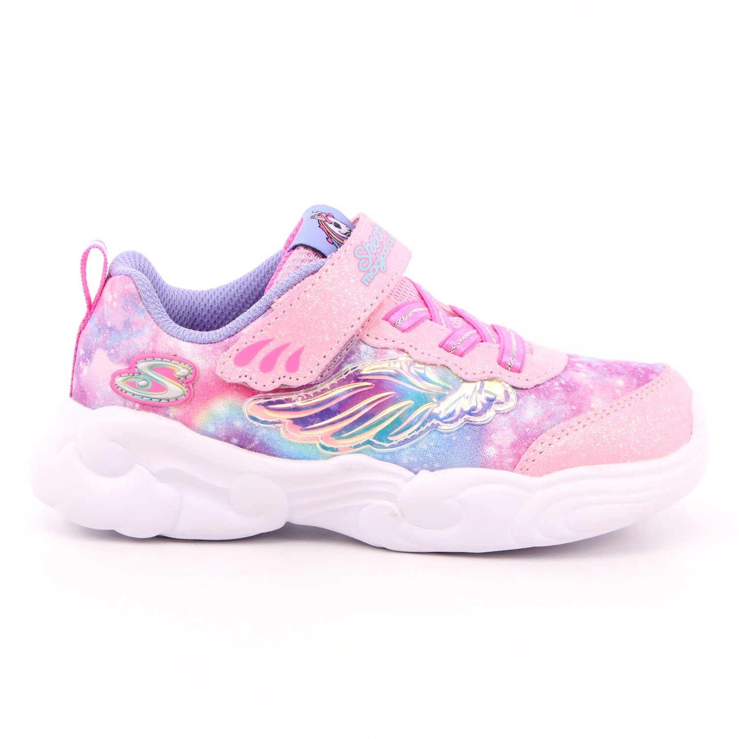 Scarpa Strappi + Elastico Skechers Bambina Rosa Scarpa Strappi + Elastico Skechers Bambina Rosa Scarpe 185 - 302765N