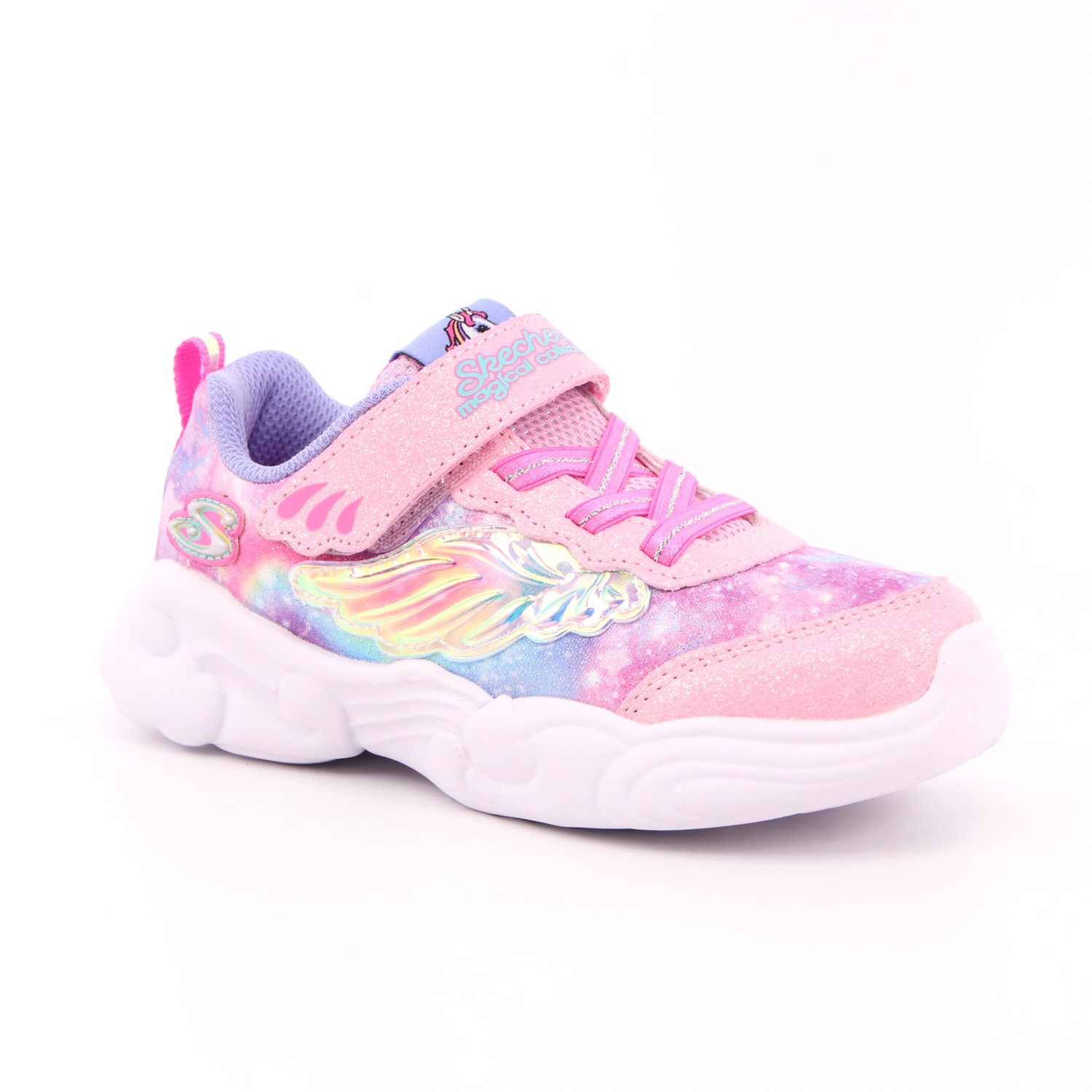 Scarpa Strappi + Elastico Skechers Bambina Rosa Scarpa Strappi + Elastico Skechers Bambina Rosa Scarpe 185 - 302765N