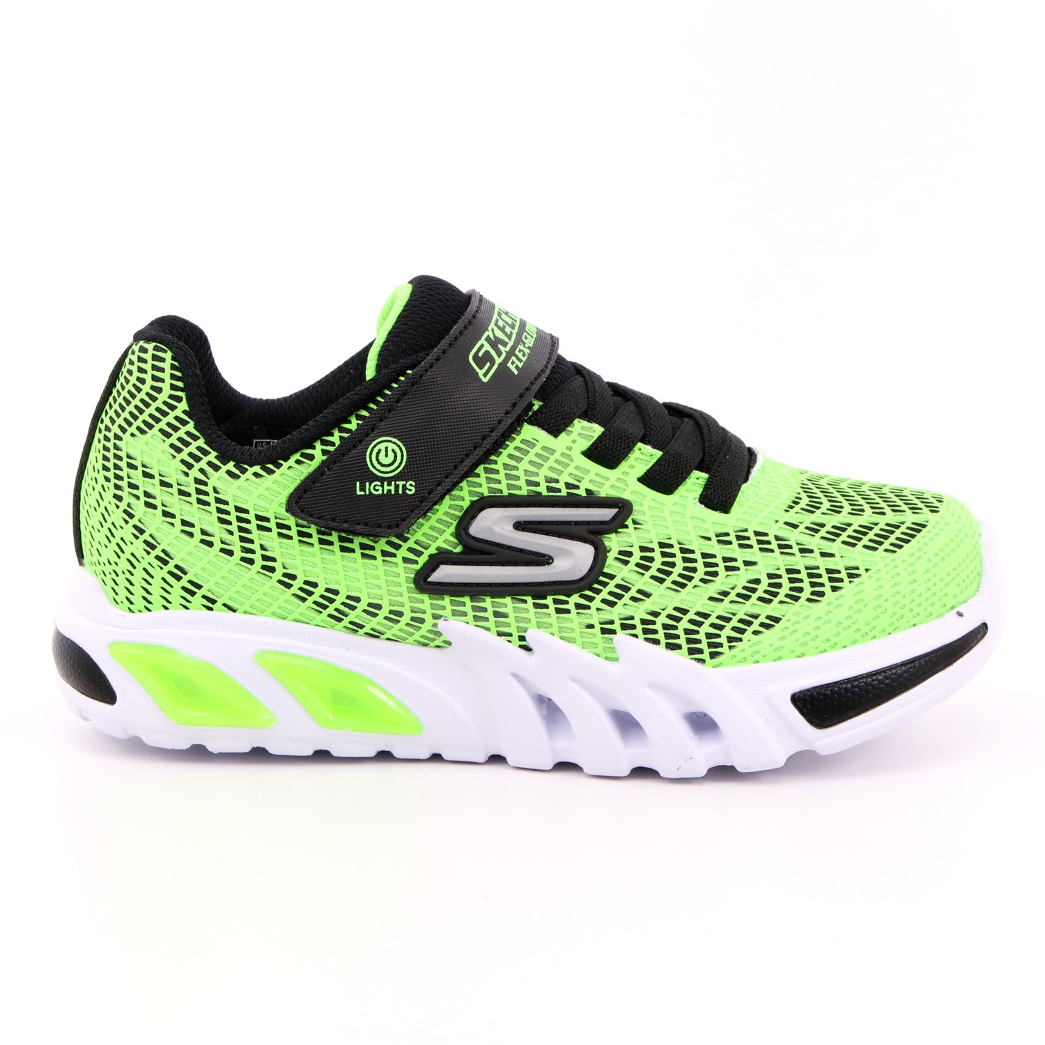 Scarpa Strappi + Elastico Skechers Bambino Verde Scarpa Strappi + Elastico Skechers Bambino Verde Scarpe 186 - 400137L