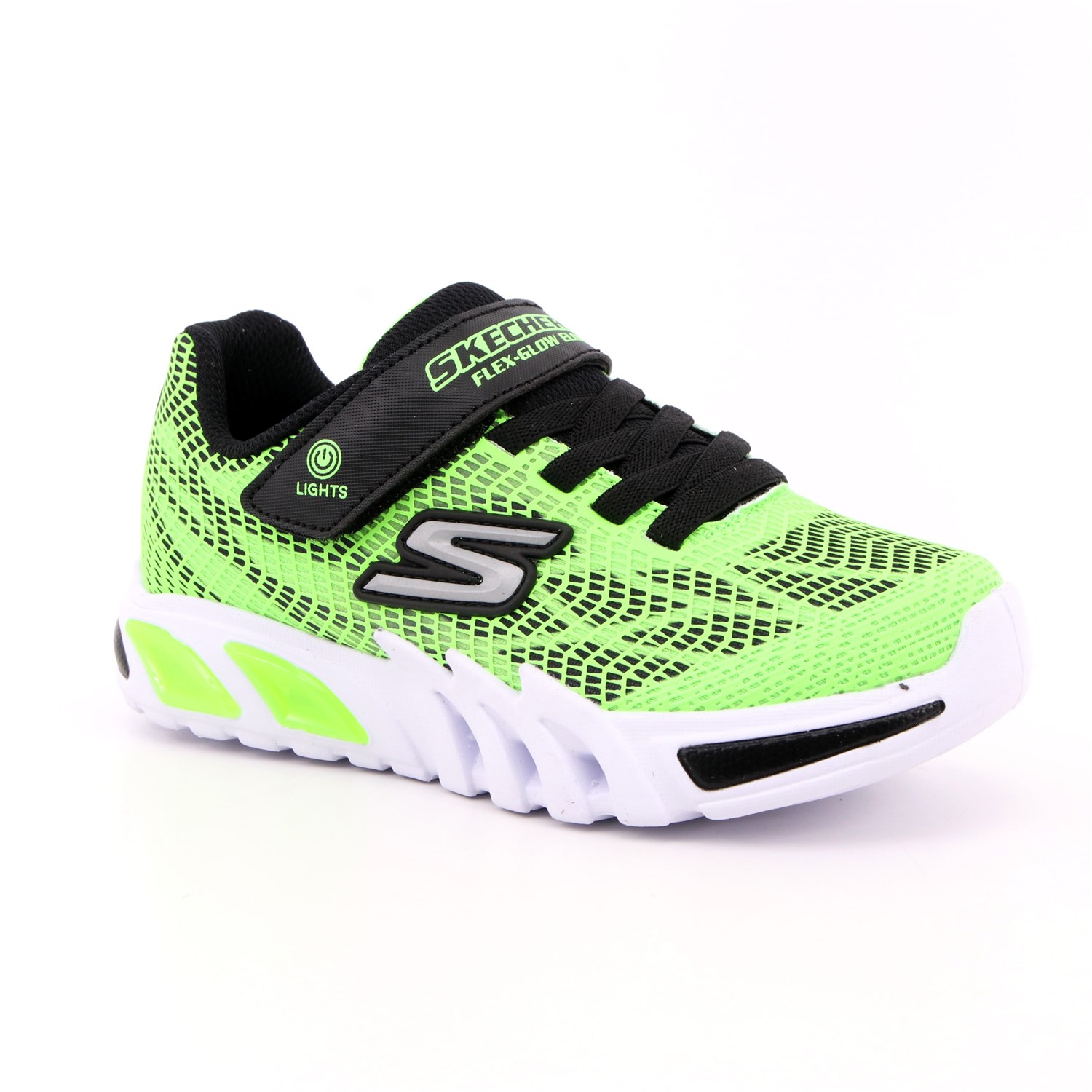 Scarpa Strappi + Elastico Skechers Bambino Verde Scarpa Strappi + Elastico Skechers Bambino Verde Scarpe 186 - 400137L