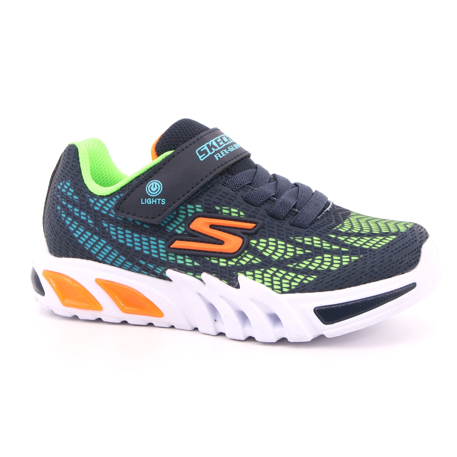 Scarpa Strappi + Elastico Skechers Bambino Blu Scarpa Strappi + Elastico Skechers Bambino Blu Scarpe 187 - 400137L