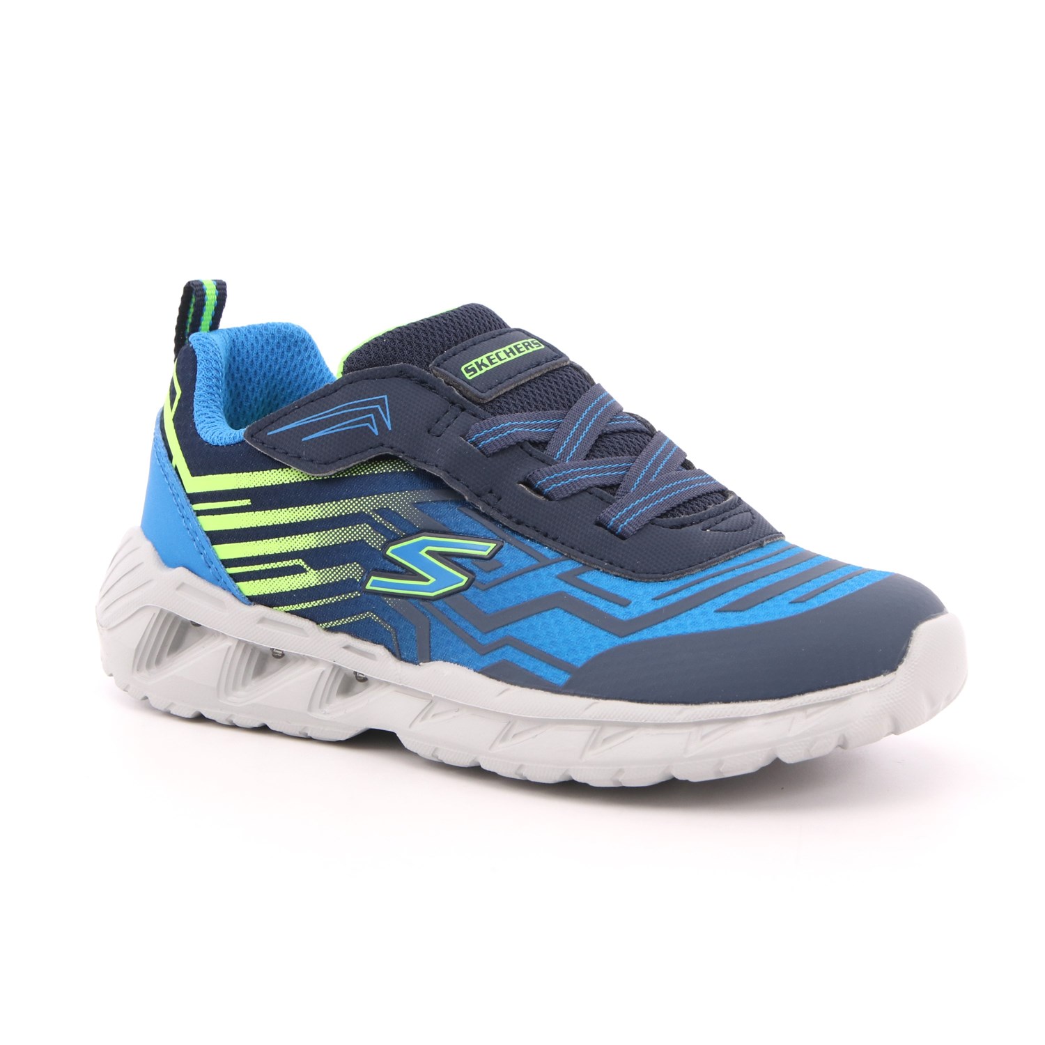 Scarpa Strappi + Elastico Skechers Bambino Blu Scarpa Strappi + Elastico Skechers Bambino Blu Scarpe 188 - 401503N