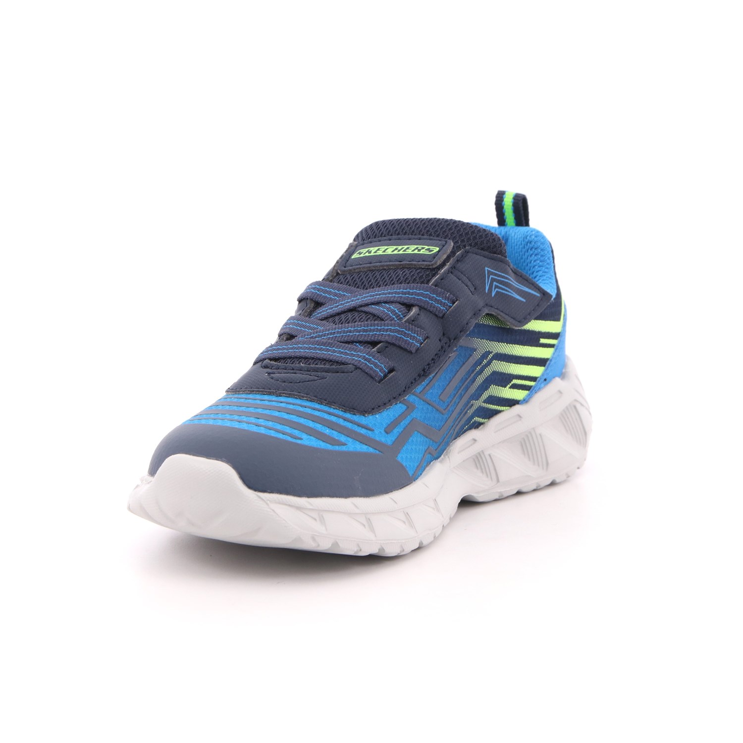 Scarpa Strappi + Elastico Skechers Bambino Blu Scarpa Strappi + Elastico Skechers Bambino Blu Scarpe 188 - 401503N
