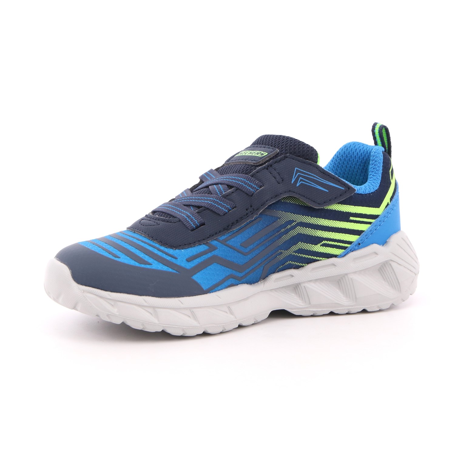Scarpa Strappi + Elastico Skechers Bambino Blu Scarpa Strappi + Elastico Skechers Bambino Blu Scarpe 188 - 401503N