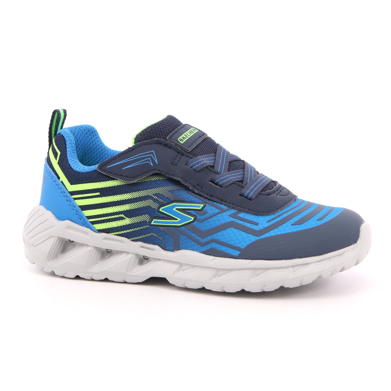 Scarpa Strappi + Elastico Skechers Bambino Blu Scarpa Strappi + Elastico Skechers Bambino Blu Scarpe 188 - 401503N