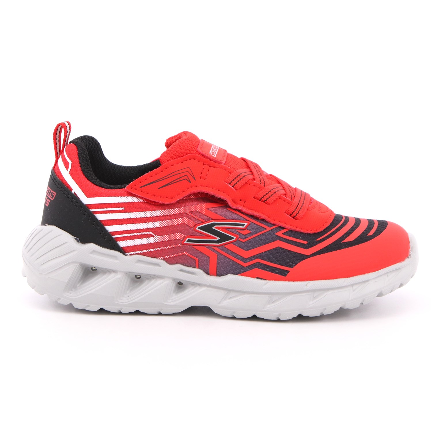 Scarpa Strappi + Elastico Skechers Bambino Rosso Scarpa Strappi + Elastico Skechers Bambino Rosso Scarpe 189 - 401503N