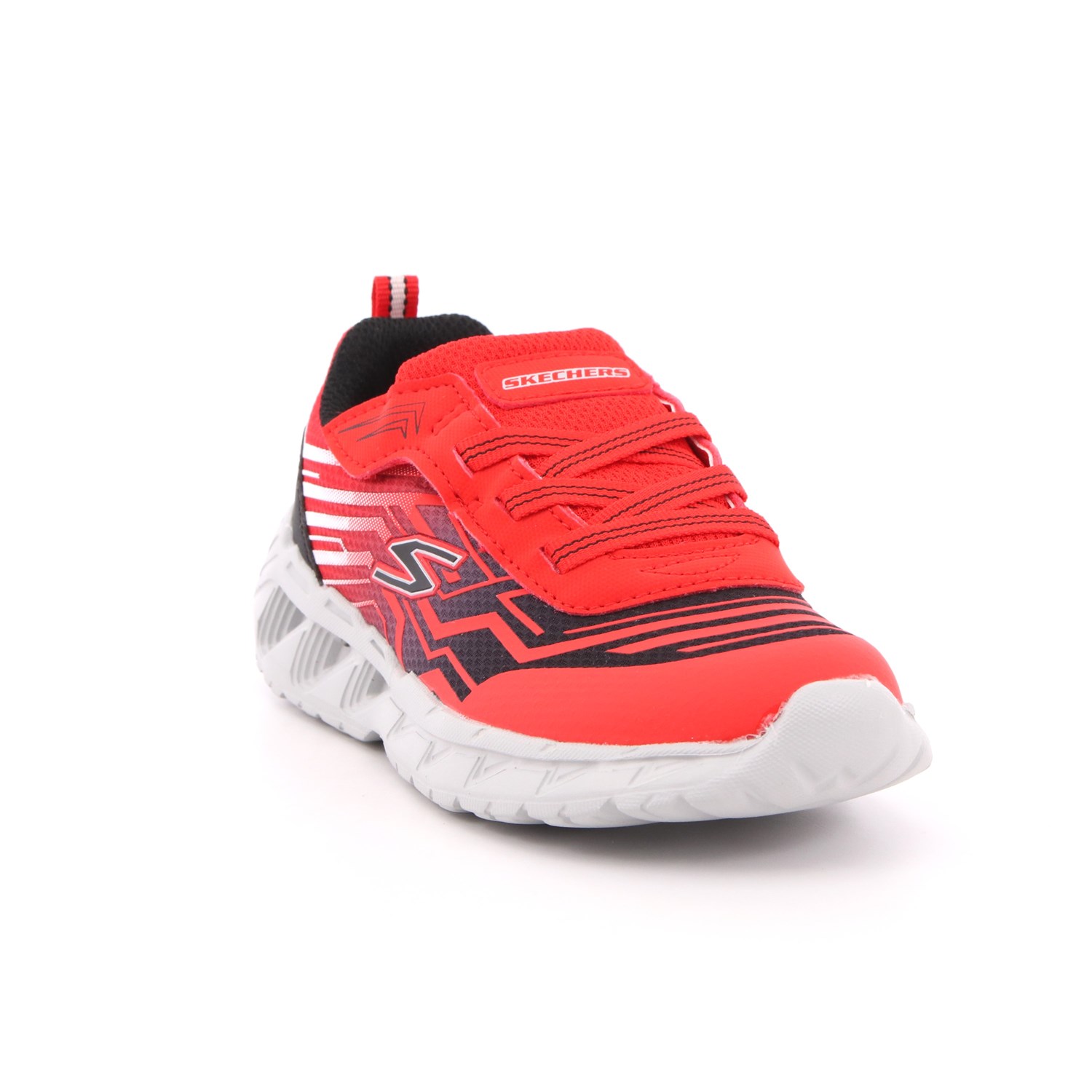 Scarpa Strappi + Elastico Skechers Bambino Rosso Scarpa Strappi + Elastico Skechers Bambino Rosso Scarpe 189 - 401503N