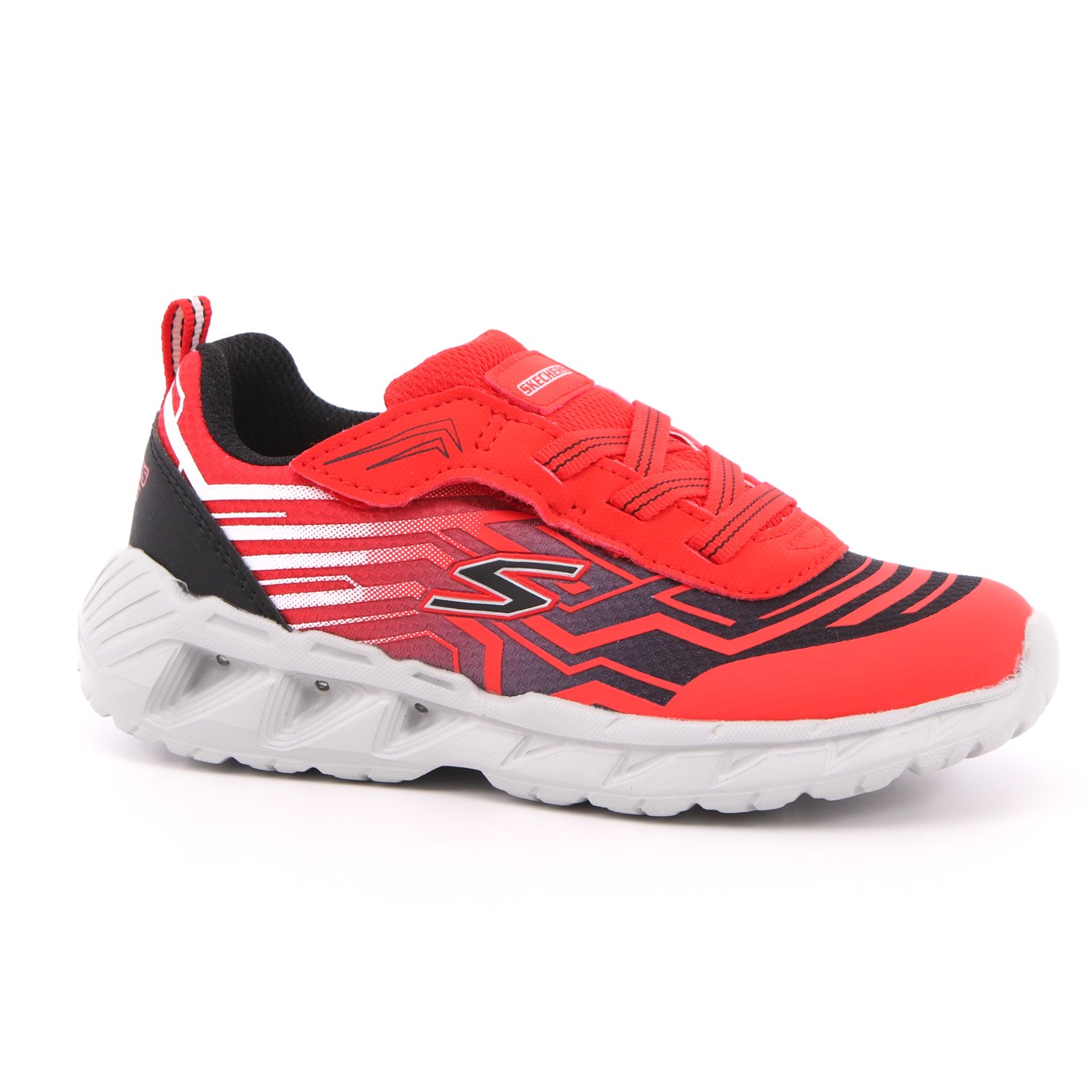Scarpa Strappi + Elastico Skechers Bambino Rosso Scarpa Strappi + Elastico Skechers Bambino Rosso Scarpe 189 - 401503N