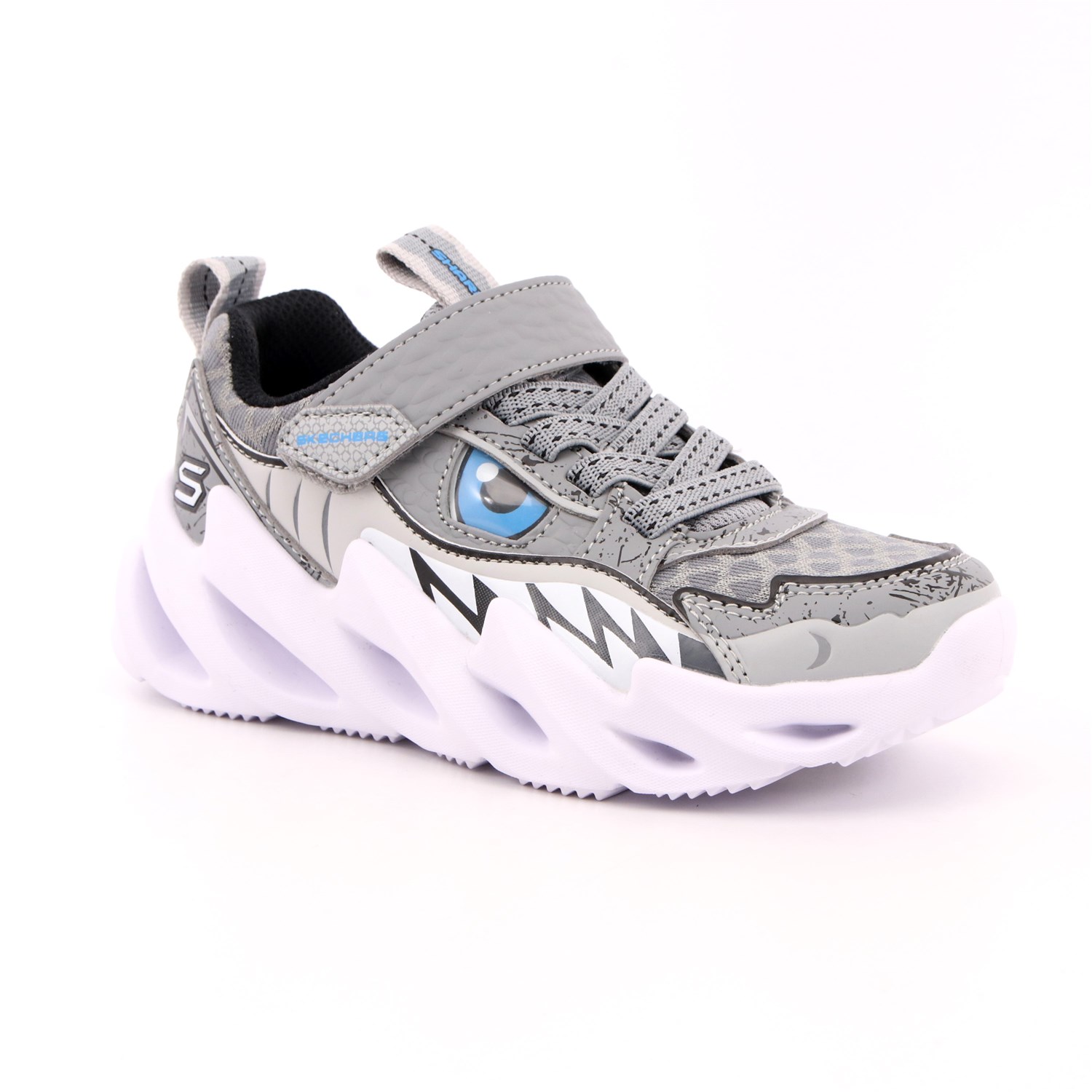 Scarpa Strappi + Elastico Skechers Bambino Grigio Scarpa Strappi + Elastico Skechers Bambino Grigio Scarpe 190 - 402112L