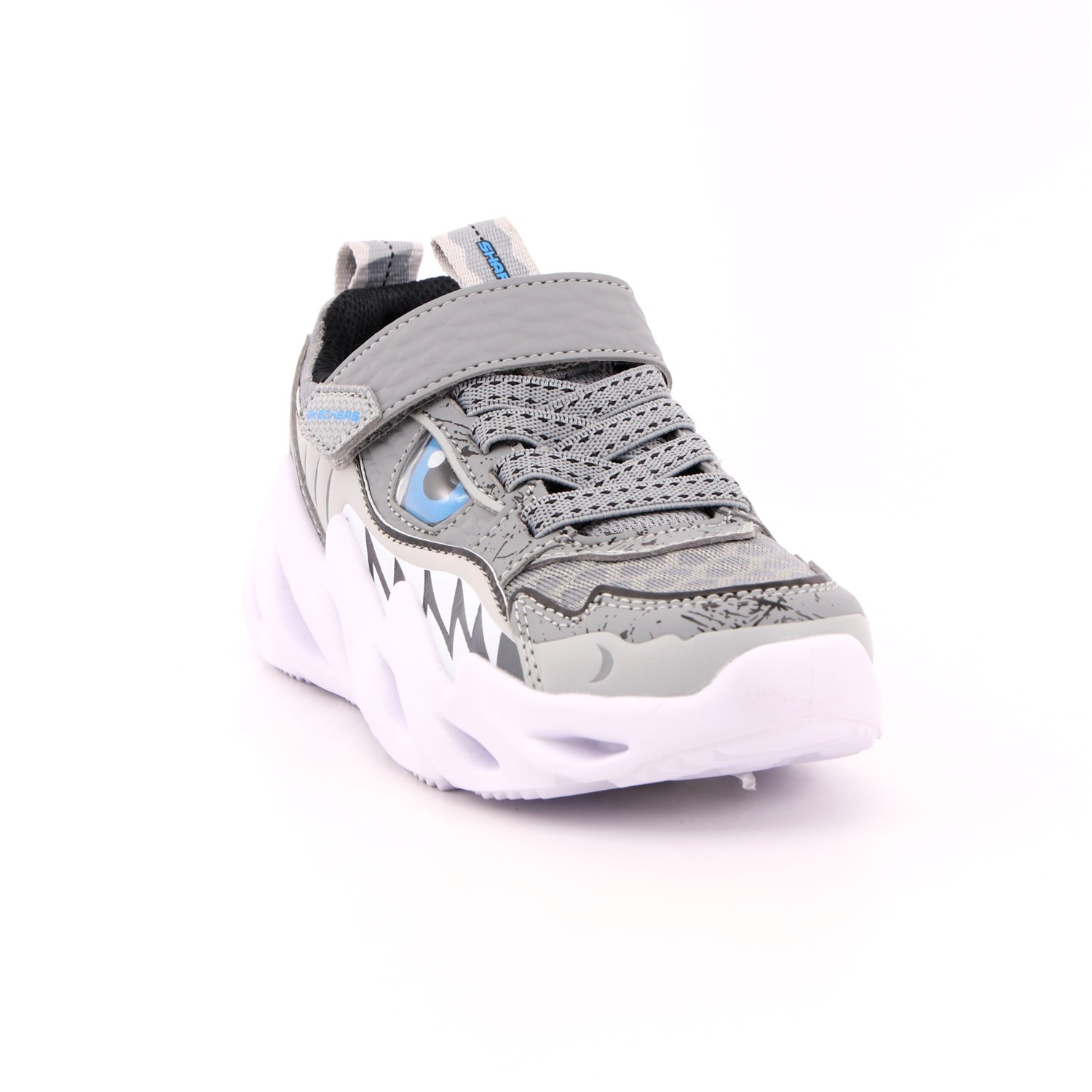Scarpa Strappi + Elastico Skechers Bambino Grigio Scarpa Strappi + Elastico Skechers Bambino Grigio Scarpe 190 - 402112L