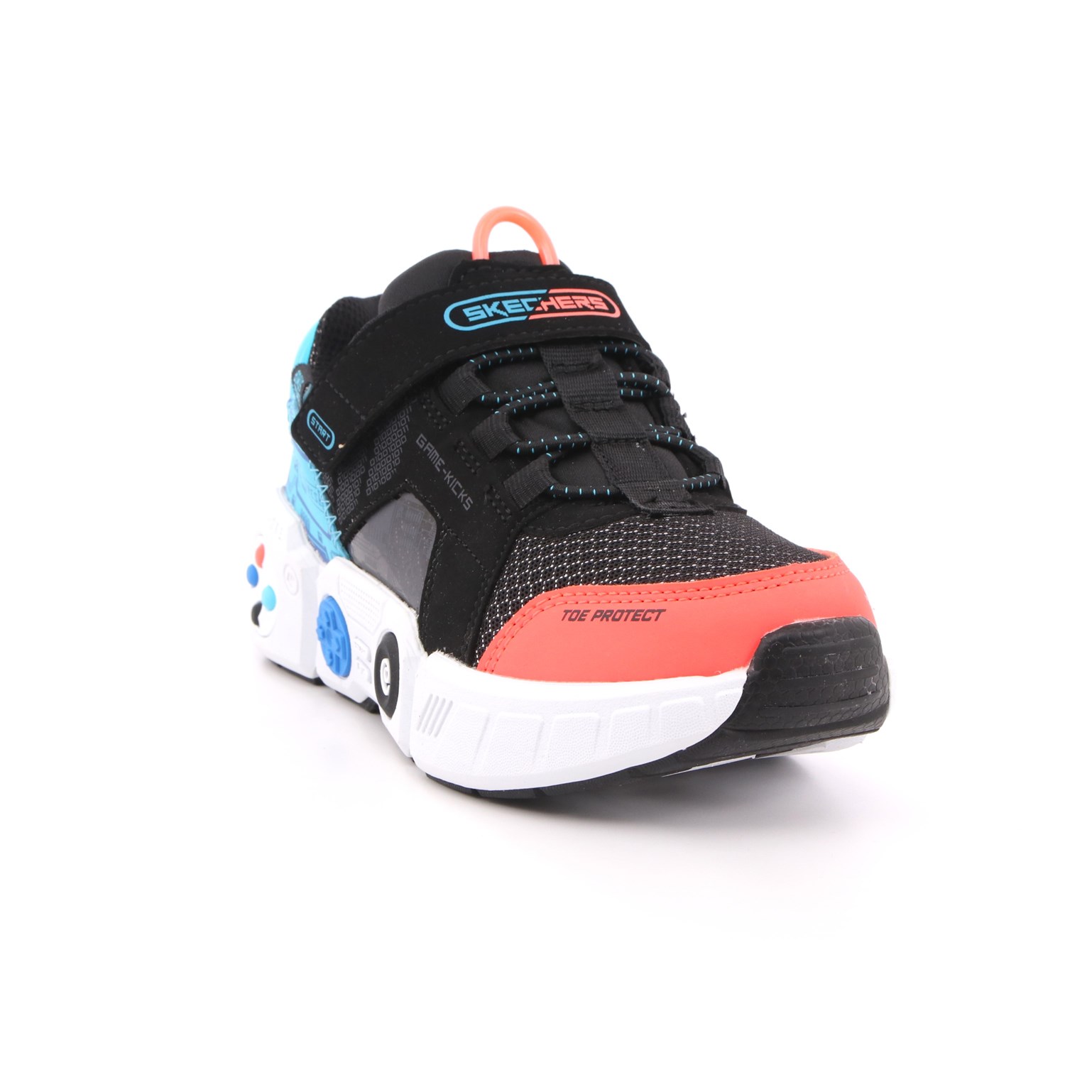 Scarpa Strappi + Elastico Skechers Bambino Nero Scarpa Strappi + Elastico Skechers Bambino Nero Scarpe 191 - 402260L