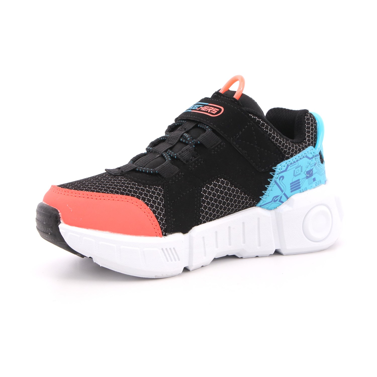 Scarpa Strappi + Elastico Skechers Bambino Nero Scarpa Strappi + Elastico Skechers Bambino Nero Scarpe 191 - 402260L
