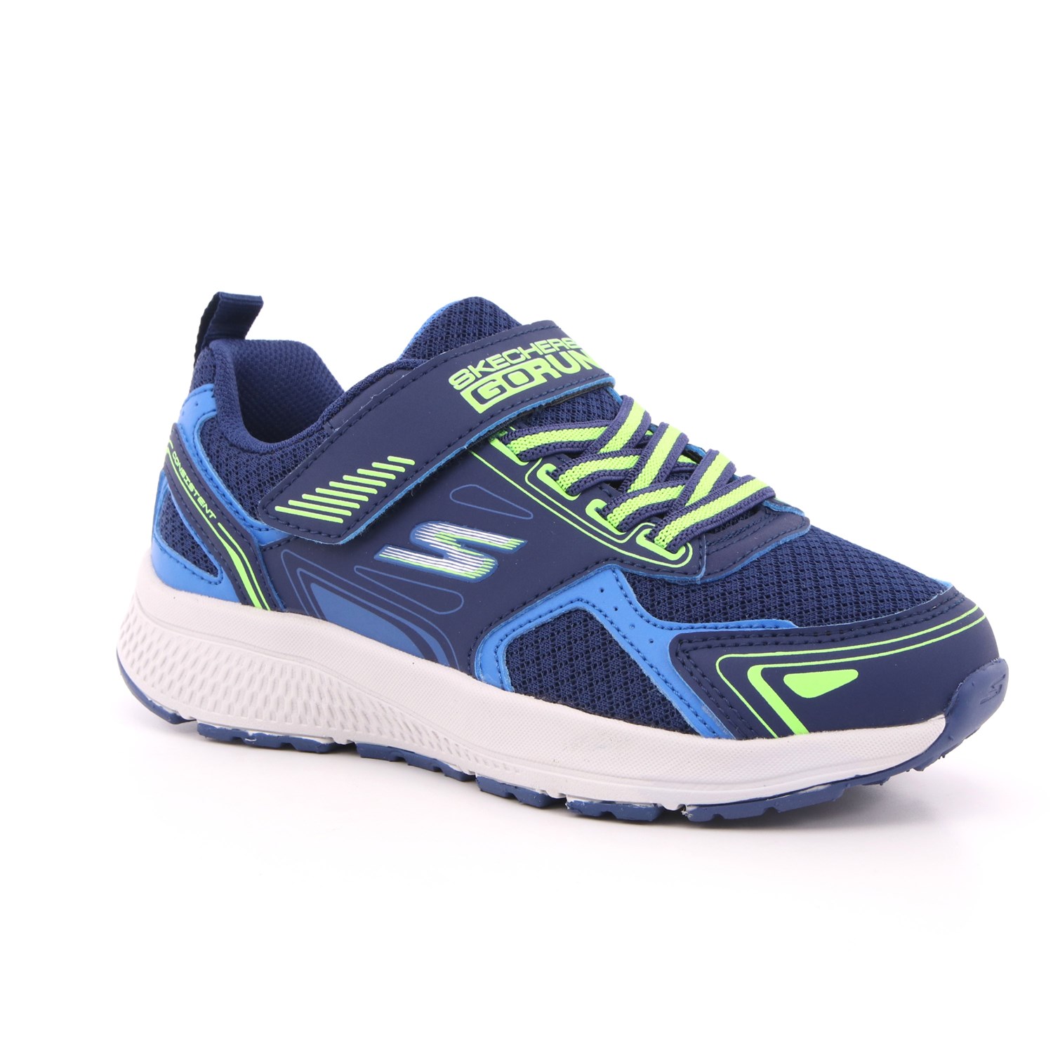 Scarpa Strappi + Elastico Skechers Bambino Blu Scarpa Strappi + Elastico Skechers Bambino Blu Scarpe 193 - 405010L