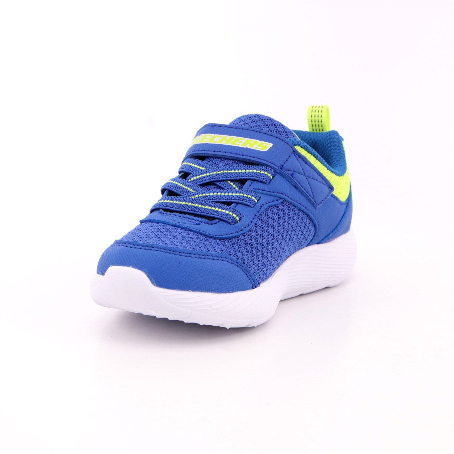 Scarpa Strappi + Elastico Skechers Bambino Azzurro Scarpa Strappi + Elastico Skechers Bambino Azzurro Scarpe 195 - 407237N