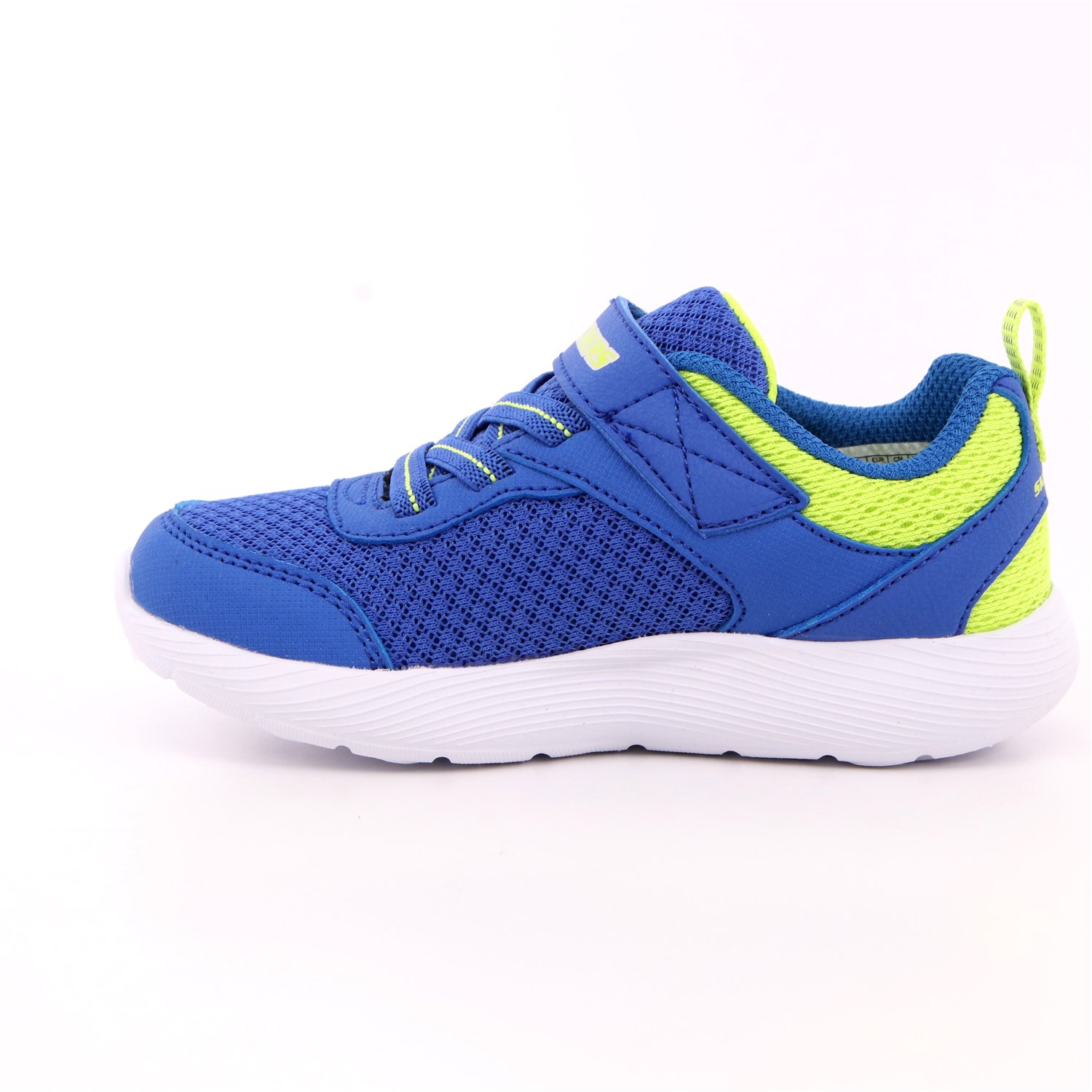 Scarpa Strappi + Elastico Skechers Bambino Azzurro Scarpa Strappi + Elastico Skechers Bambino Azzurro Scarpe 195 - 407237N