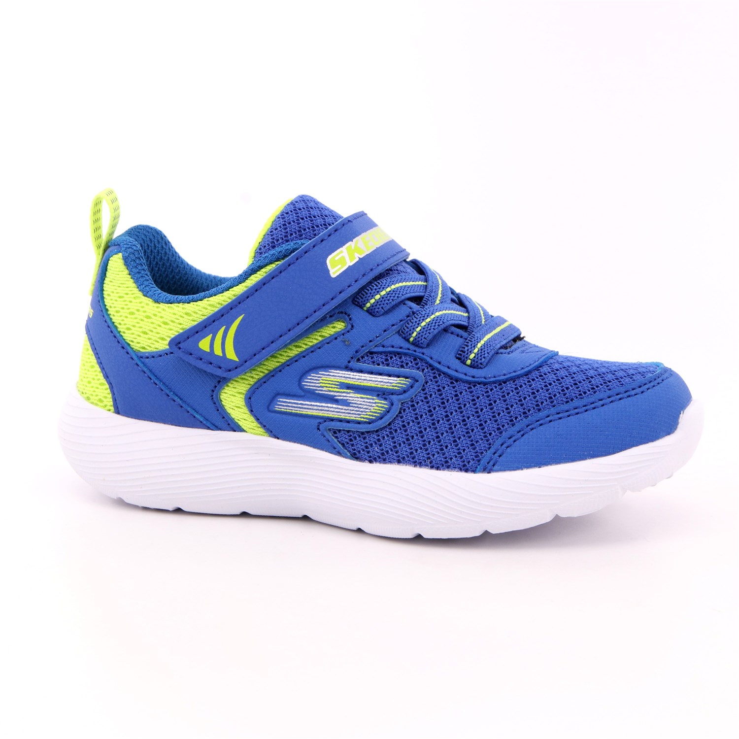 Scarpa Strappi + Elastico Skechers Bambino Azzurro Scarpa Strappi + Elastico Skechers Bambino Azzurro Scarpe 195 - 407237N