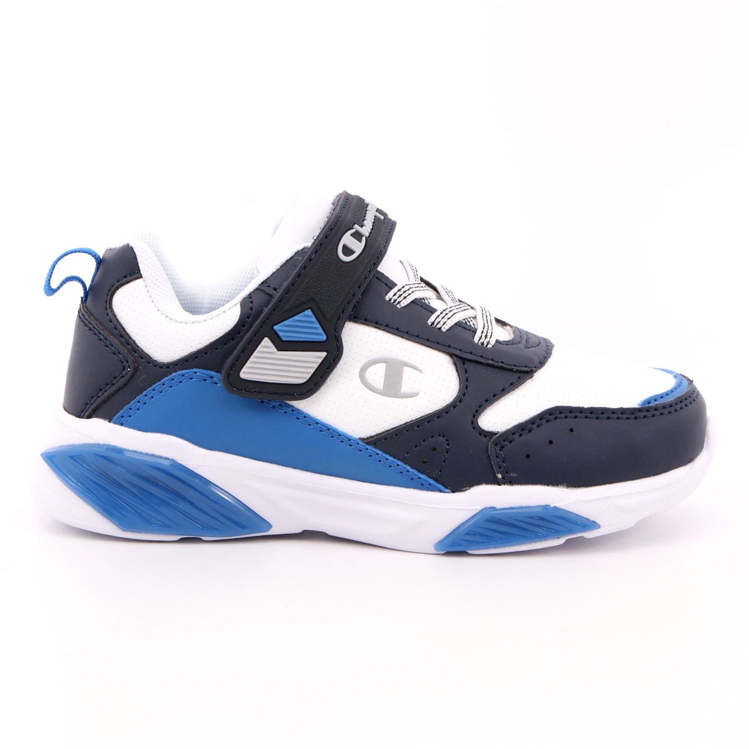 Scarpa Strappi + Elastico Champion Bambino Bianco Scarpa Strappi + Elastico Champion Bambino Bianco Scarpe 803 - S32129