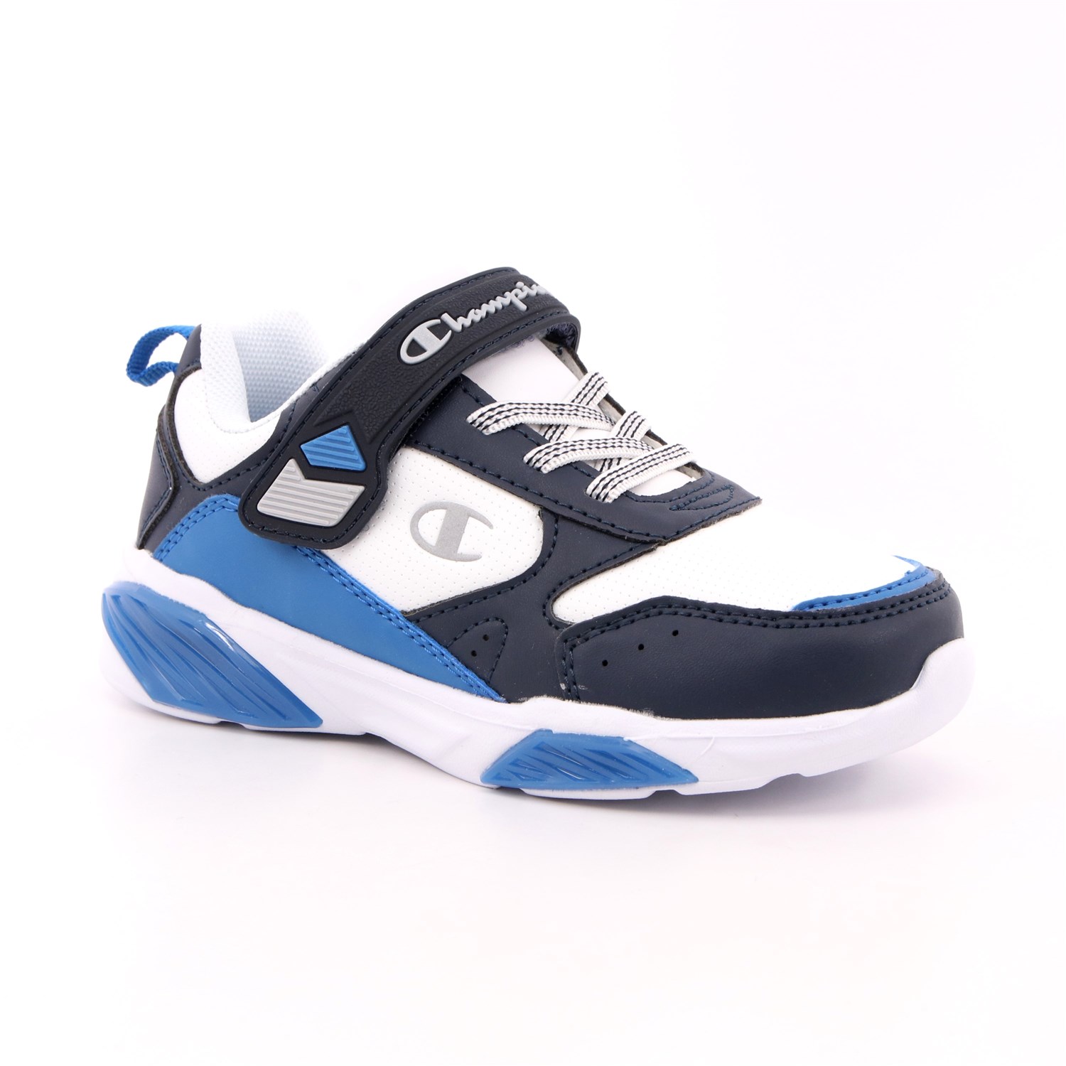 Scarpa Strappi + Elastico Champion Bambino Bianco Scarpa Strappi + Elastico Champion Bambino Bianco Scarpe 803 - S32129