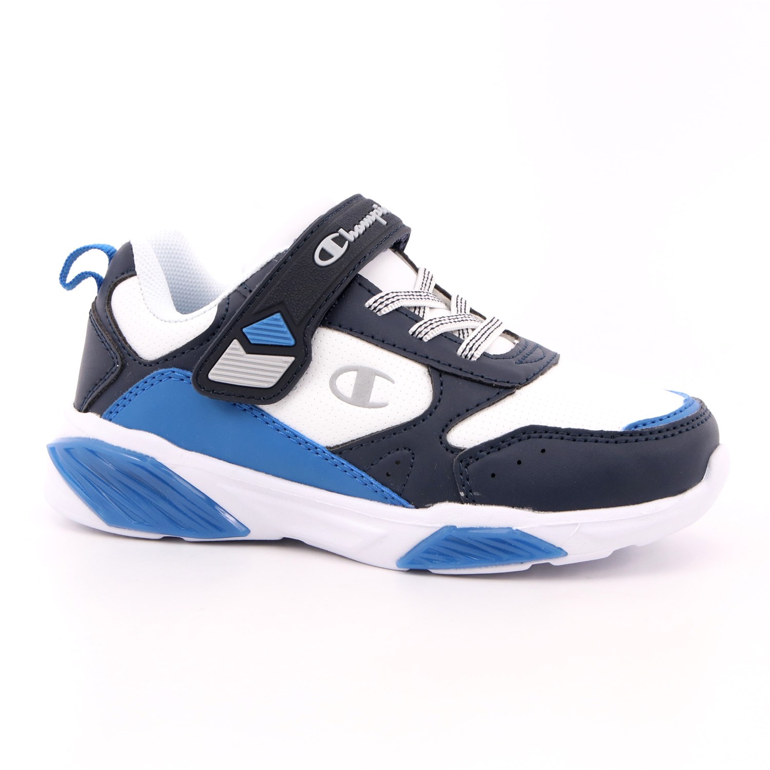 Scarpa Strappi + Elastico Champion Bambino Bianco Scarpa Strappi + Elastico Champion Bambino Bianco Scarpe 803 - S32129