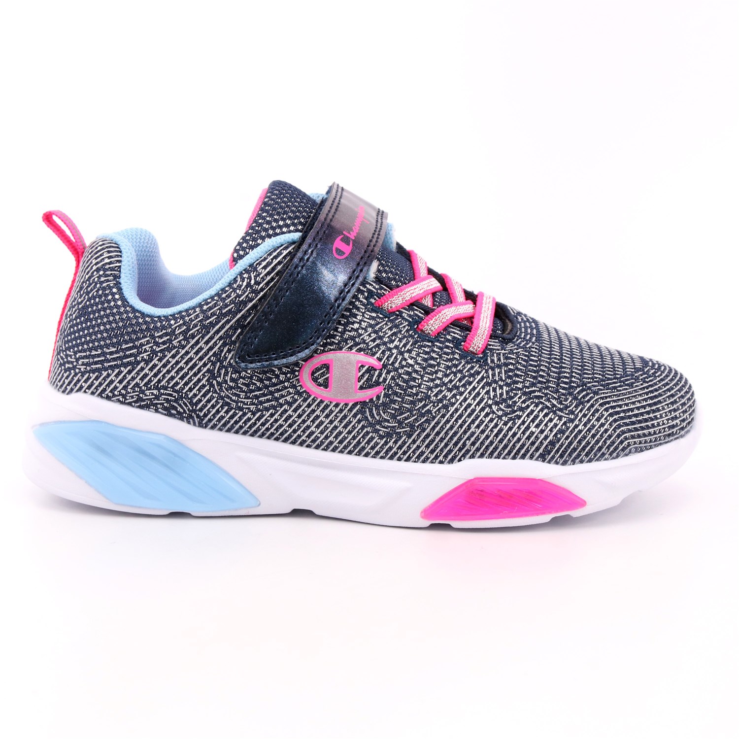 Scarpa Strappi + Elastico Champion Bambina Blu Scarpa Strappi + Elastico Champion Bambina Blu Scarpe 805 - S32132