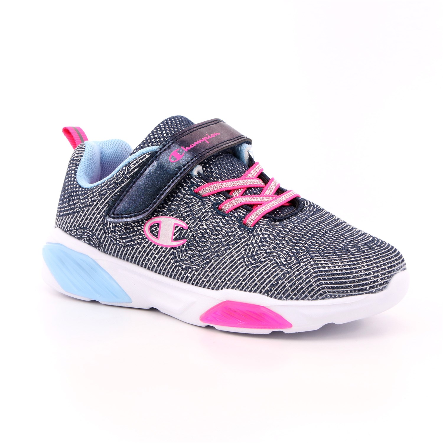 Scarpa Strappi + Elastico Champion Bambina Blu Scarpa Strappi + Elastico Champion Bambina Blu Scarpe 805 - S32132