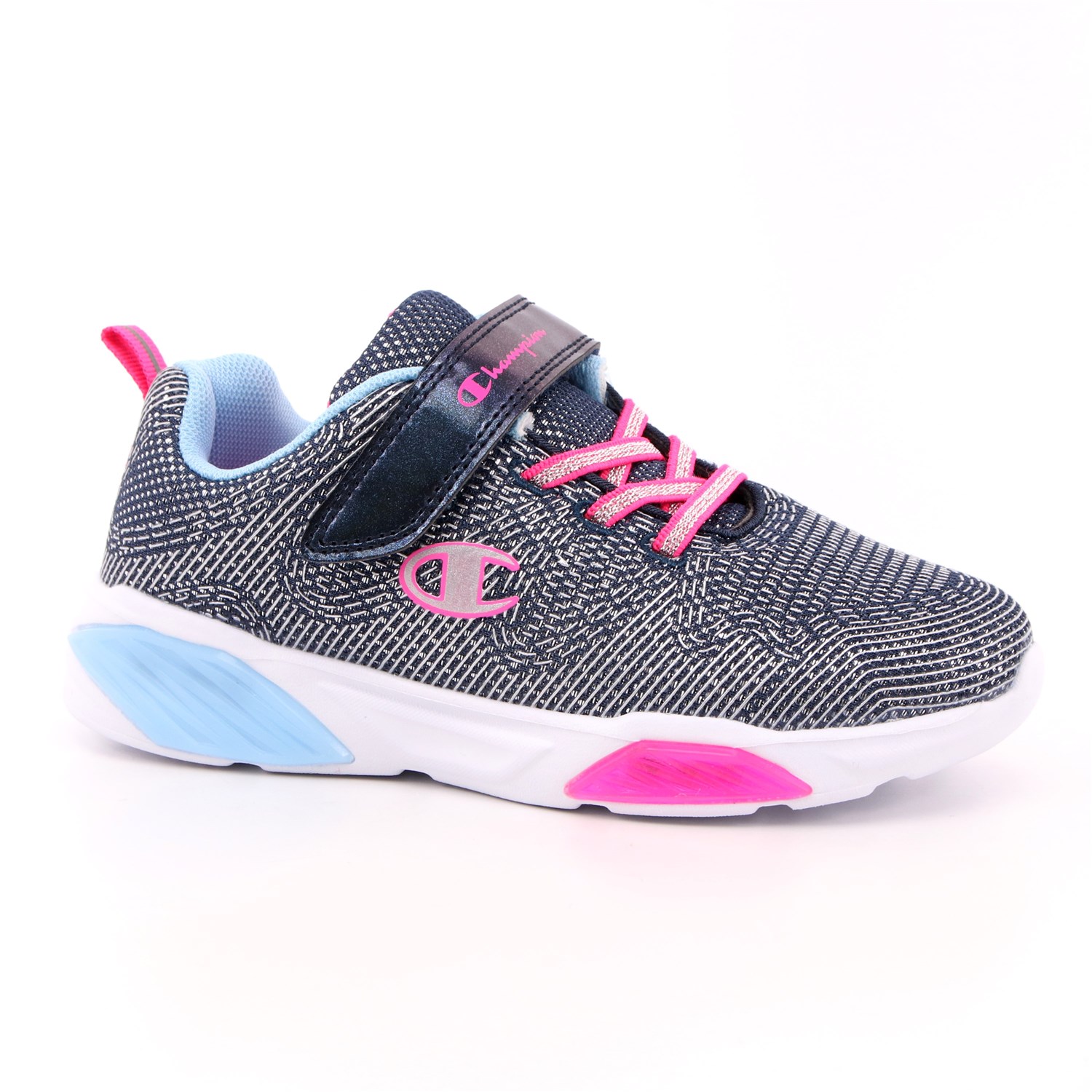 Scarpa Strappi + Elastico Champion Bambina Blu Scarpa Strappi + Elastico Champion Bambina Blu Scarpe 805 - S32132
