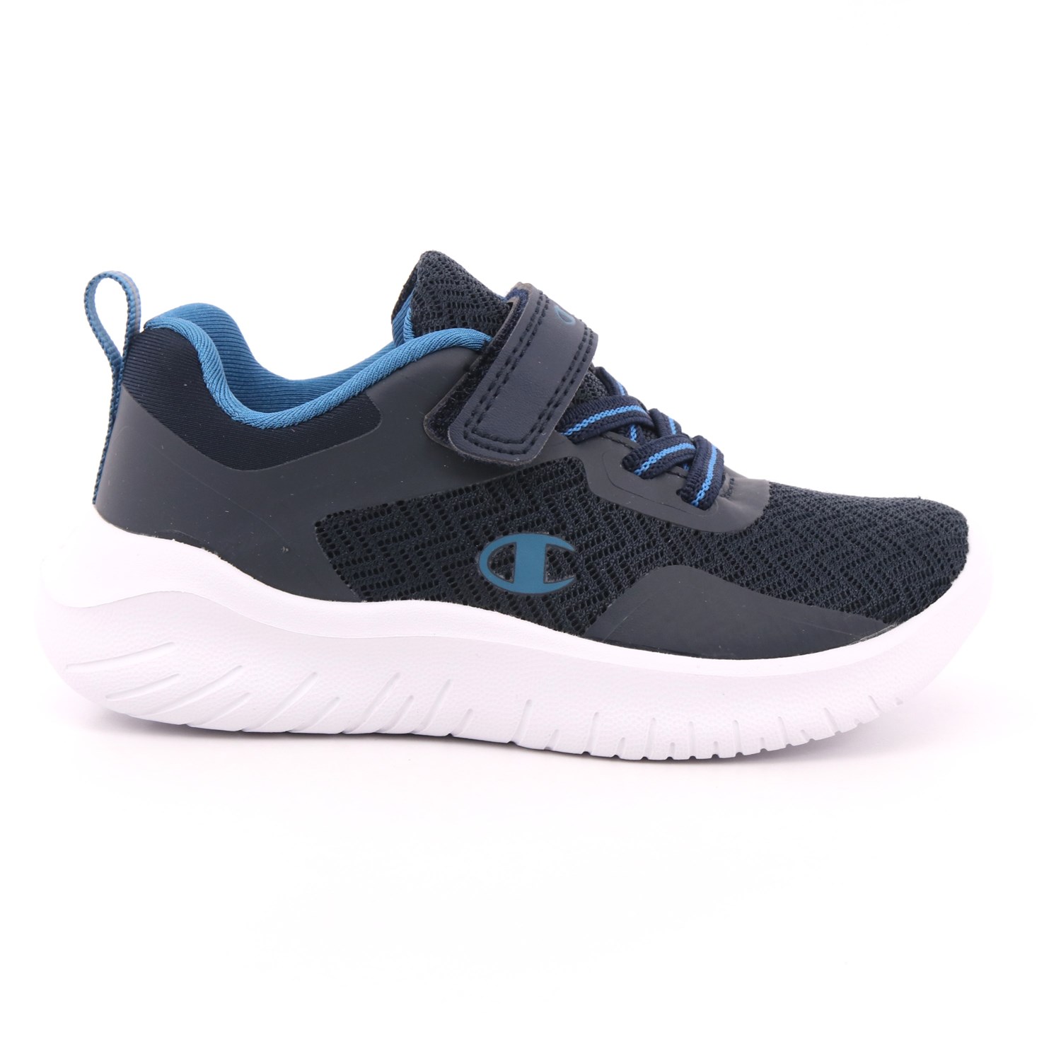 Scarpa Strappi + Elastico Champion Bambino Blu Scarpa Strappi + Elastico Champion Bambino Blu Scarpe 806 - S32209