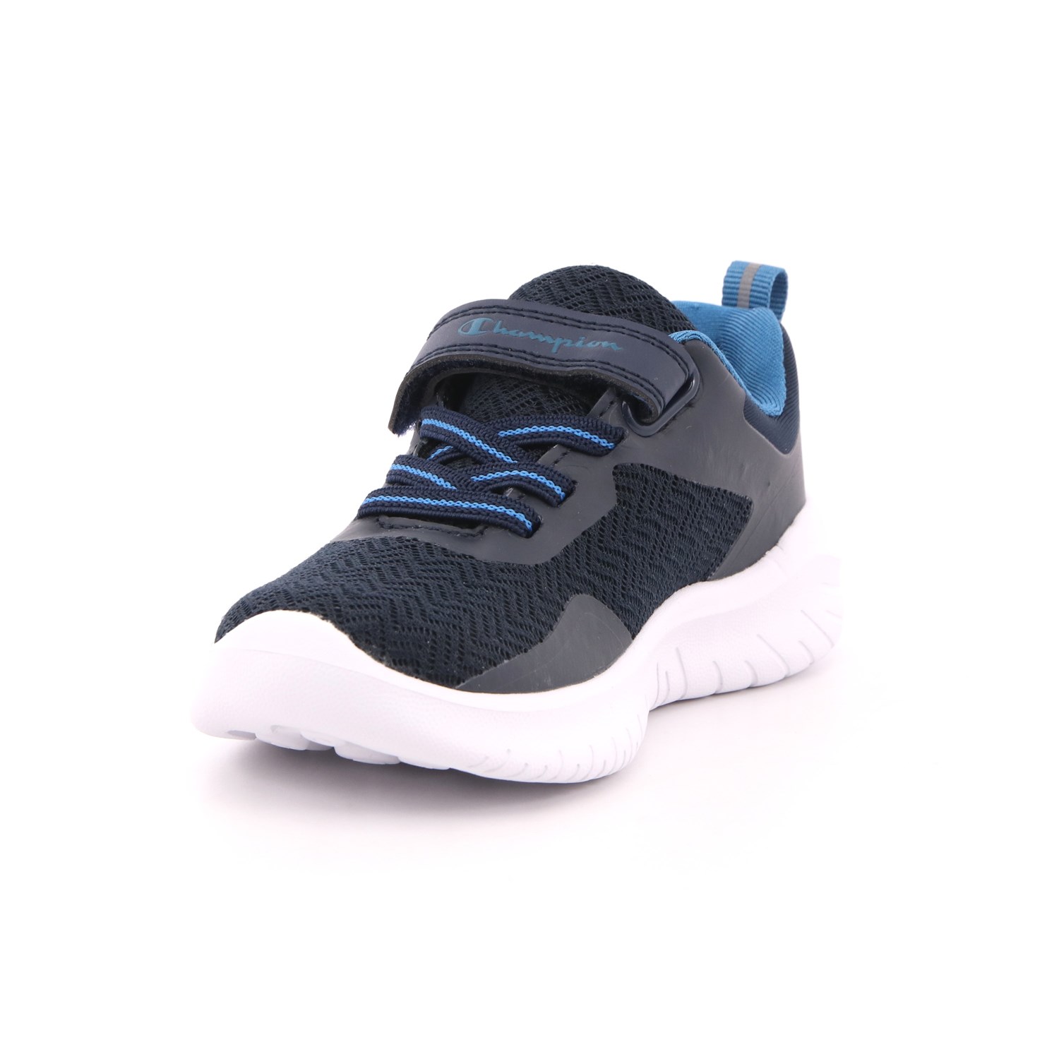 Scarpa Strappi + Elastico Champion Bambino Blu Scarpa Strappi + Elastico Champion Bambino Blu Scarpe 806 - S32209