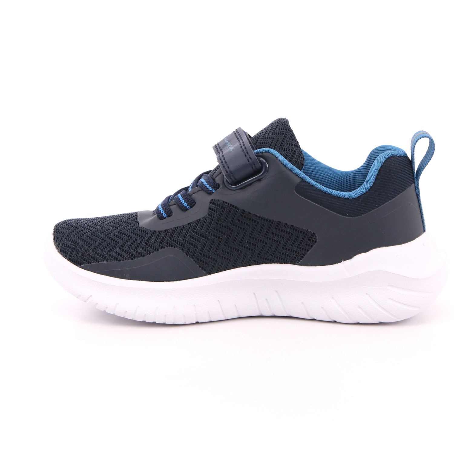 Scarpa Strappi + Elastico Champion Bambino Blu Scarpa Strappi + Elastico Champion Bambino Blu Scarpe 806 - S32209