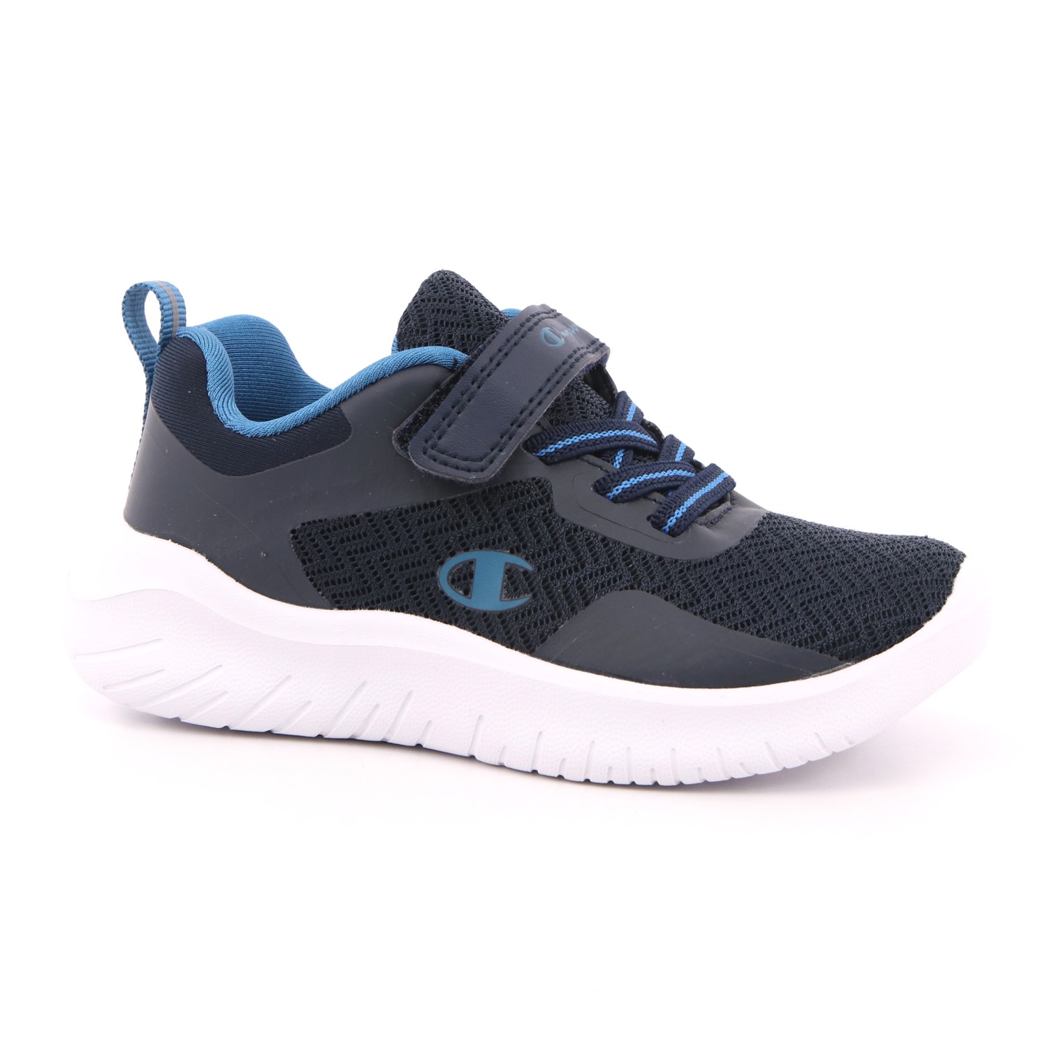 Scarpa Strappi + Elastico Champion Bambino Blu Scarpa Strappi + Elastico Champion Bambino Blu Scarpe 806 - S32209
