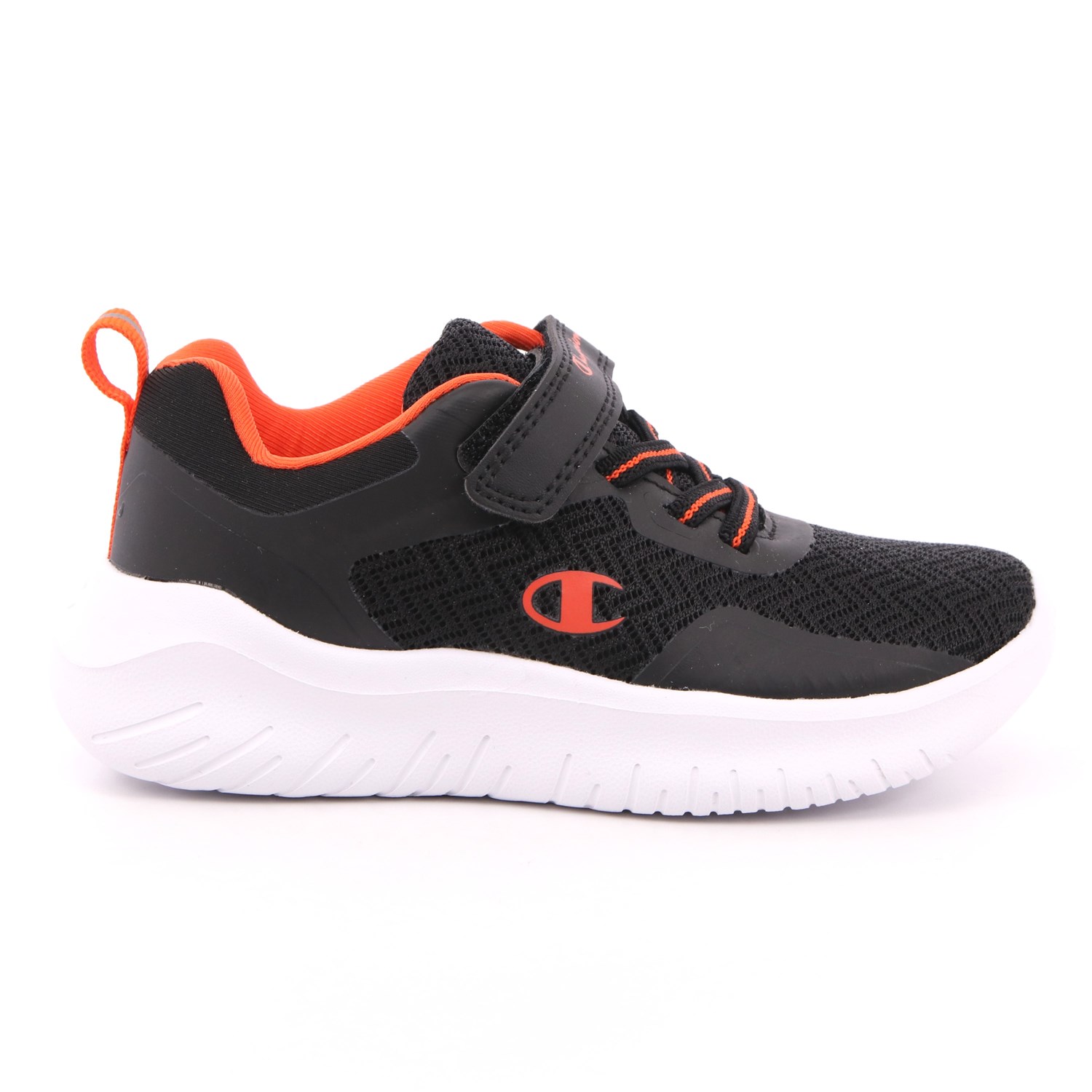 Scarpa Strappi + Elastico Champion Bambino Nero Scarpa Strappi + Elastico Champion Bambino Nero Scarpe 807 - S32209