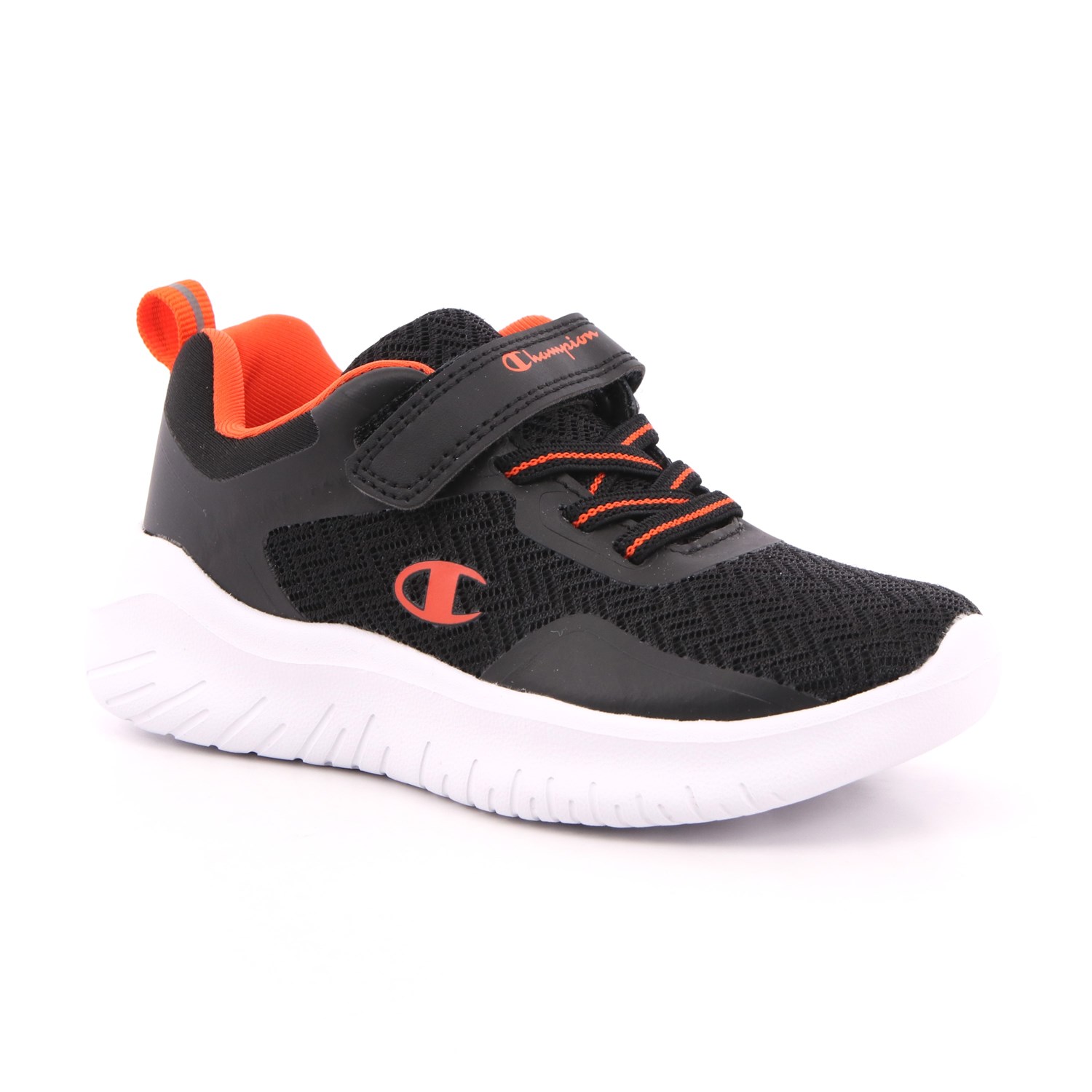 Scarpa Strappi + Elastico Champion Bambino Nero Scarpa Strappi + Elastico Champion Bambino Nero Scarpe 807 - S32209