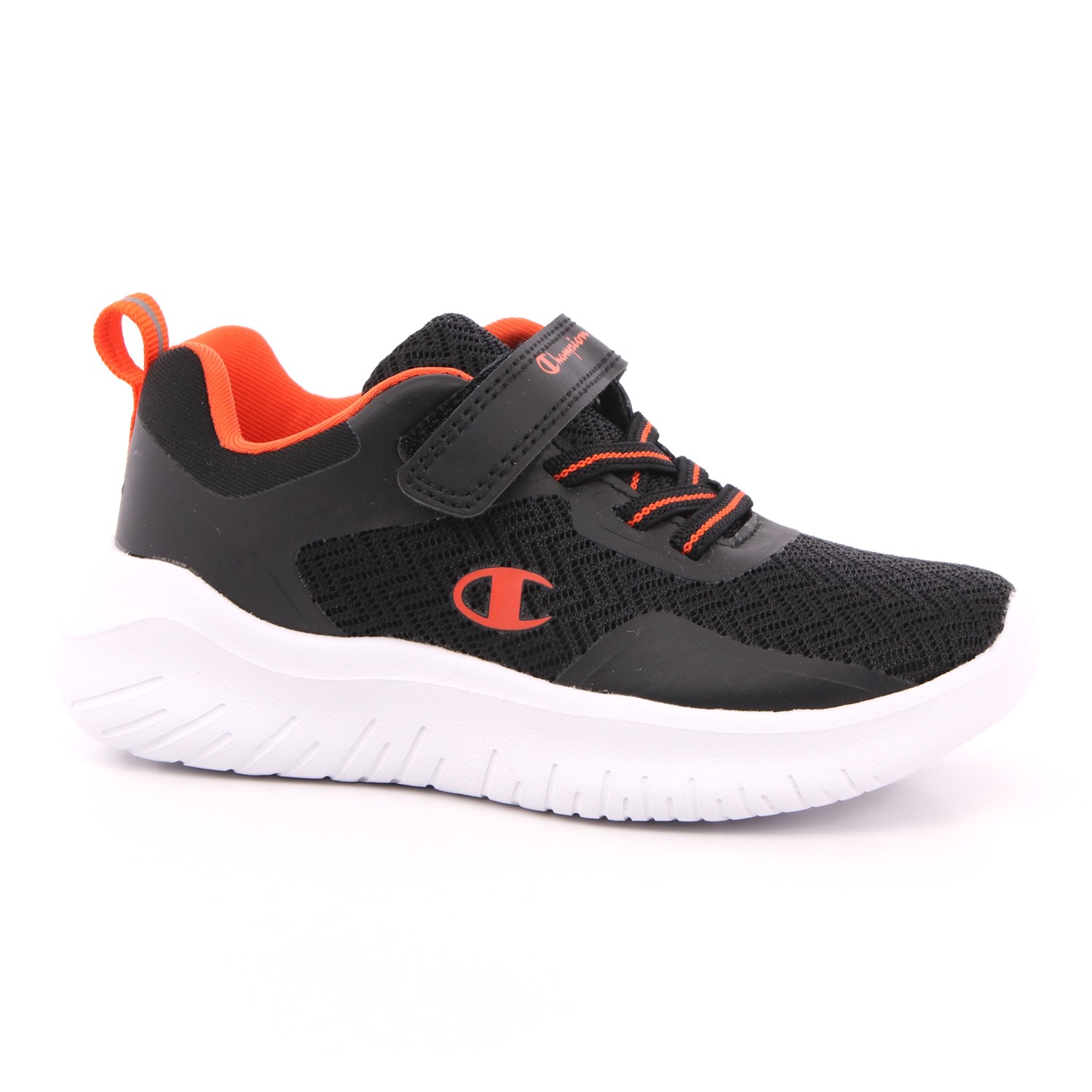 Scarpa Strappi + Elastico Champion Bambino Nero Scarpa Strappi + Elastico Champion Bambino Nero Scarpe 807 - S32209