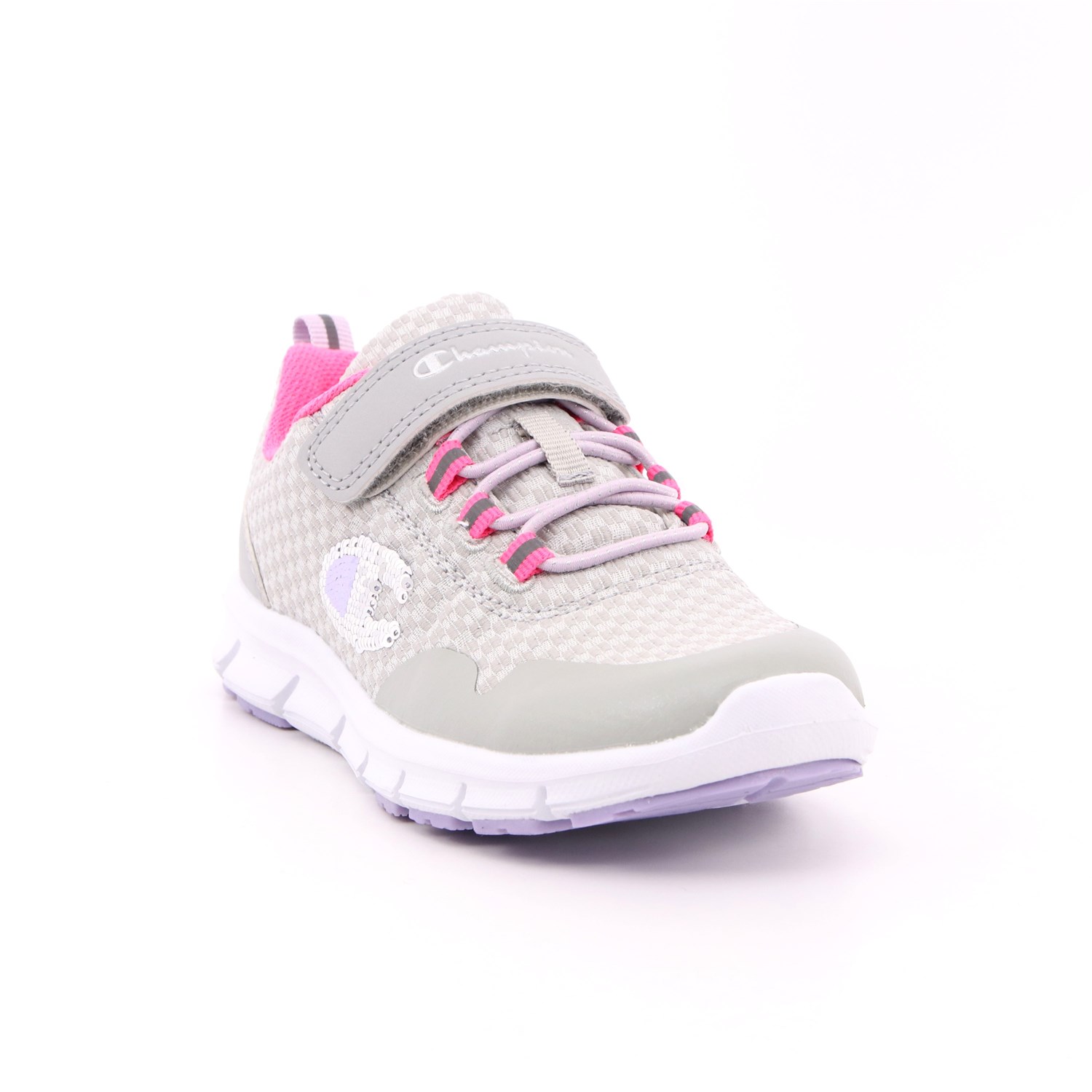 Scarpa Strappi + Elastico Champion Bambina Grigio Scarpa Strappi + Elastico Champion Bambina Grigio Scarpe 813 - S32201