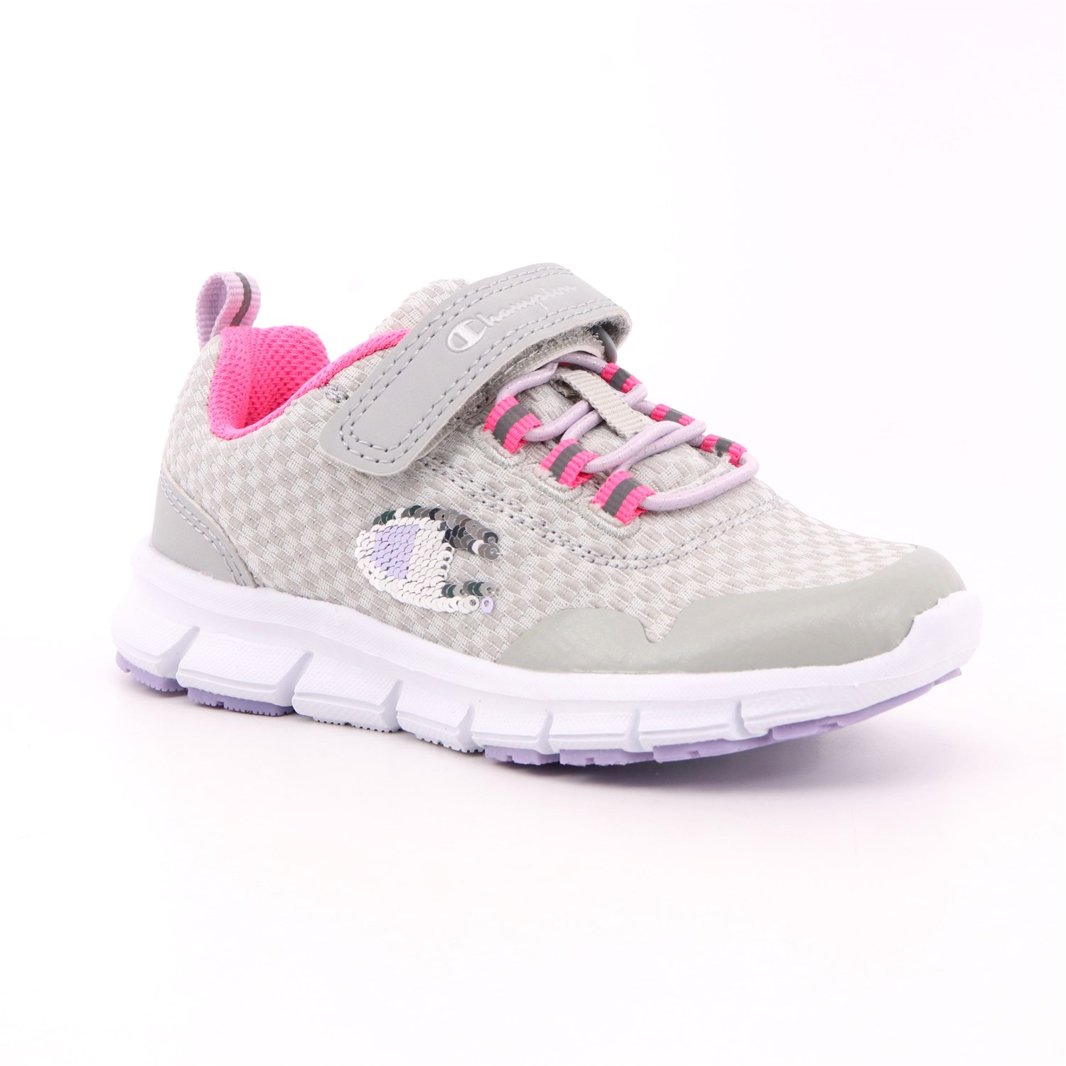 Scarpa Strappi + Elastico Champion Bambina Grigio Scarpa Strappi + Elastico Champion Bambina Grigio Scarpe 814 - S32225